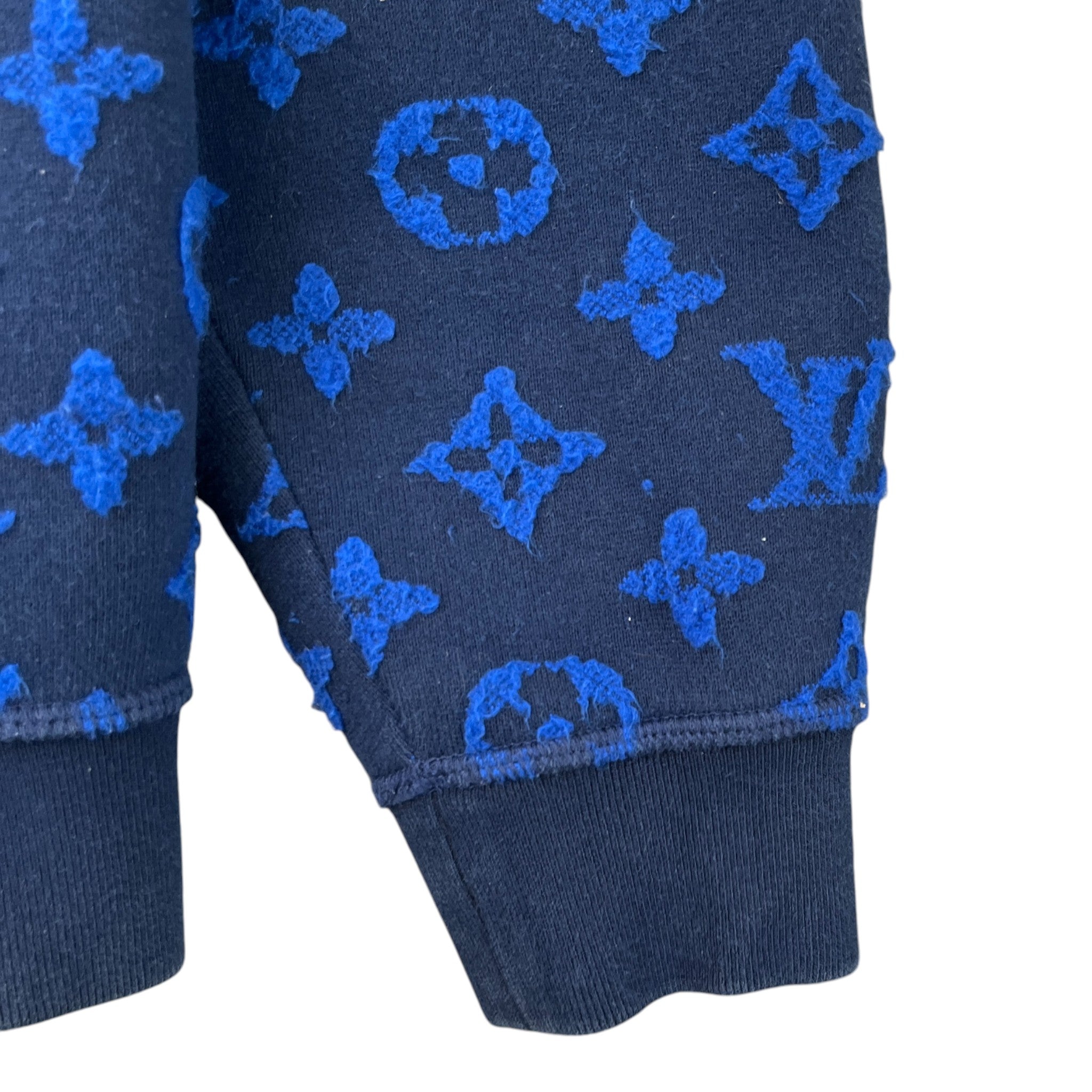 Men's Monogram Jacquard Jumper Blue Size M