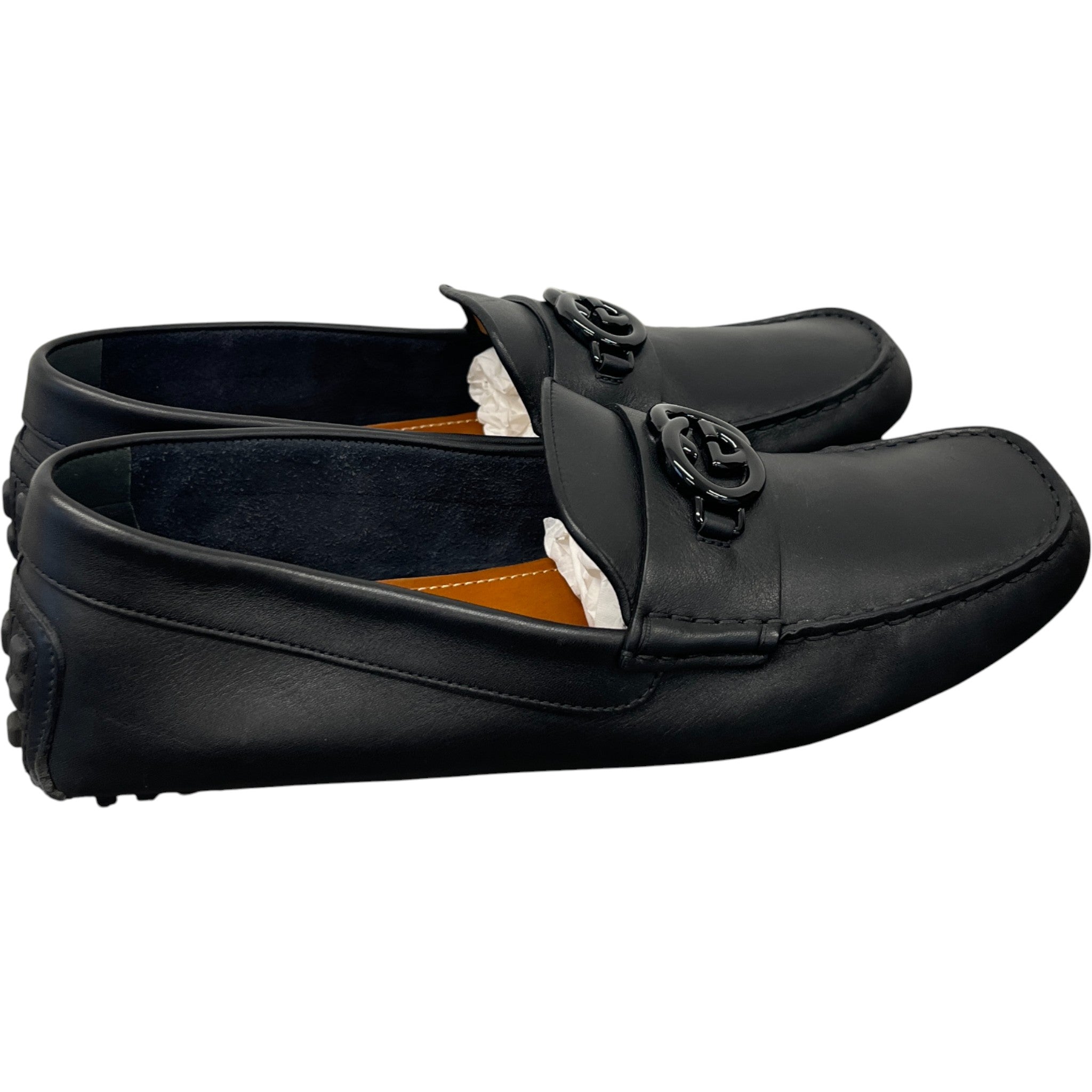 Men's Gg Driver Loafers Black Size EU 45.5 / UK 11.5
