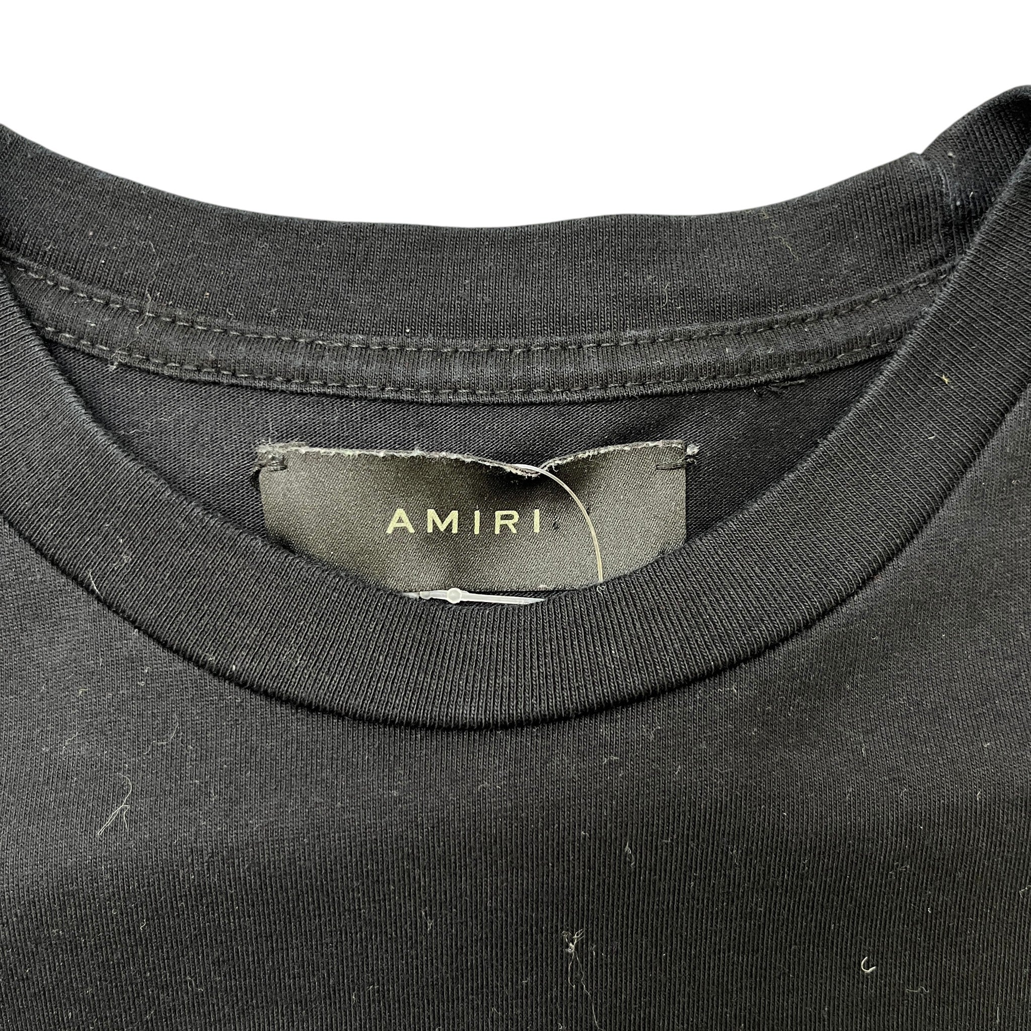 Men's Logo Print T-Shirt Black Size S