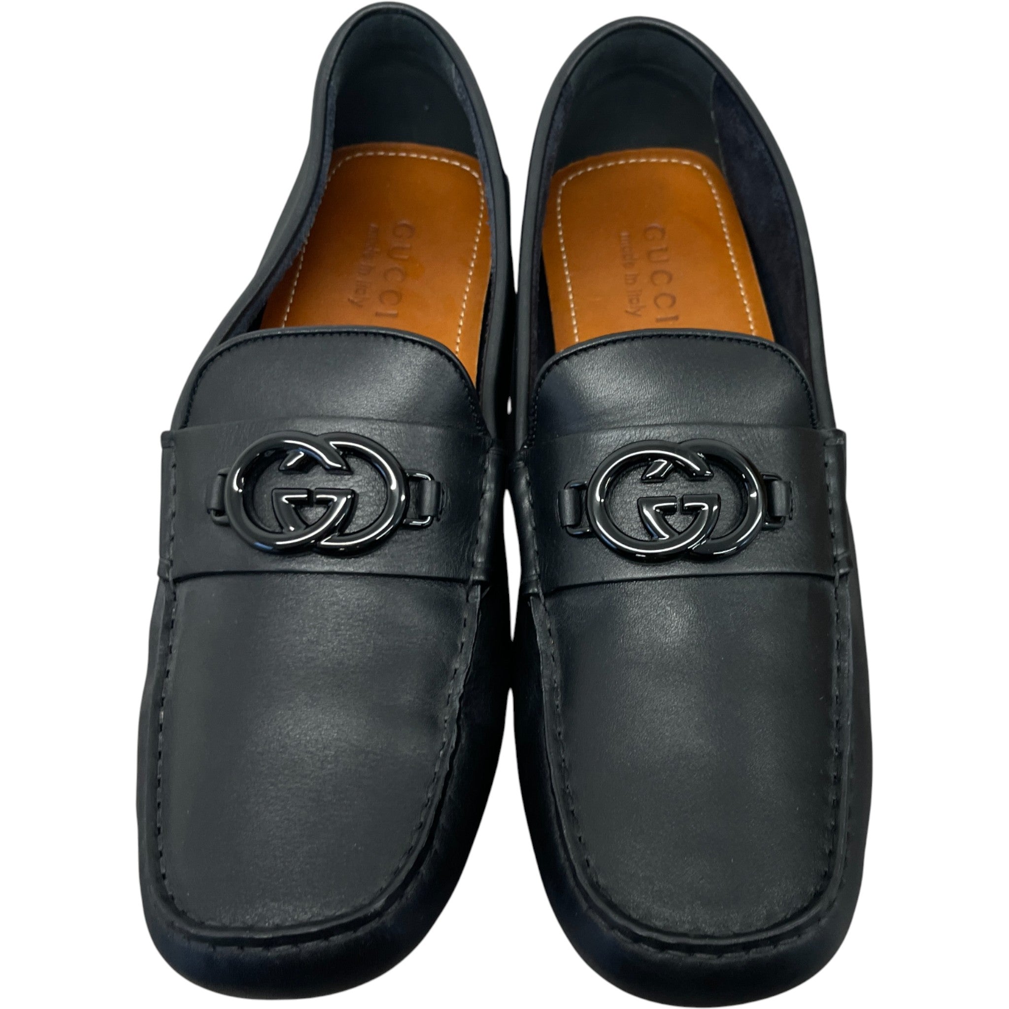 Men's Gg Driver Loafers Black Size EU 45.5 / UK 11.5