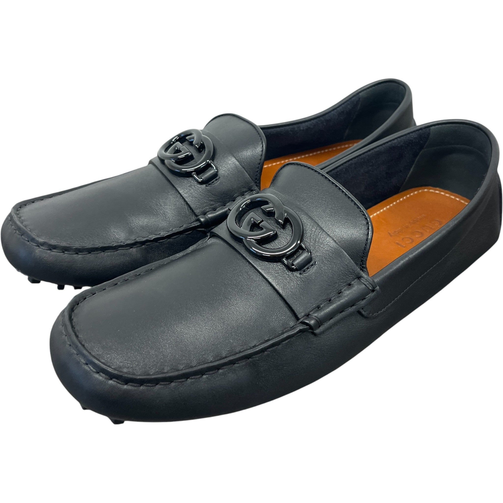 Men's Gg Driver Loafers Black Size EU 45.5 / UK 11.5