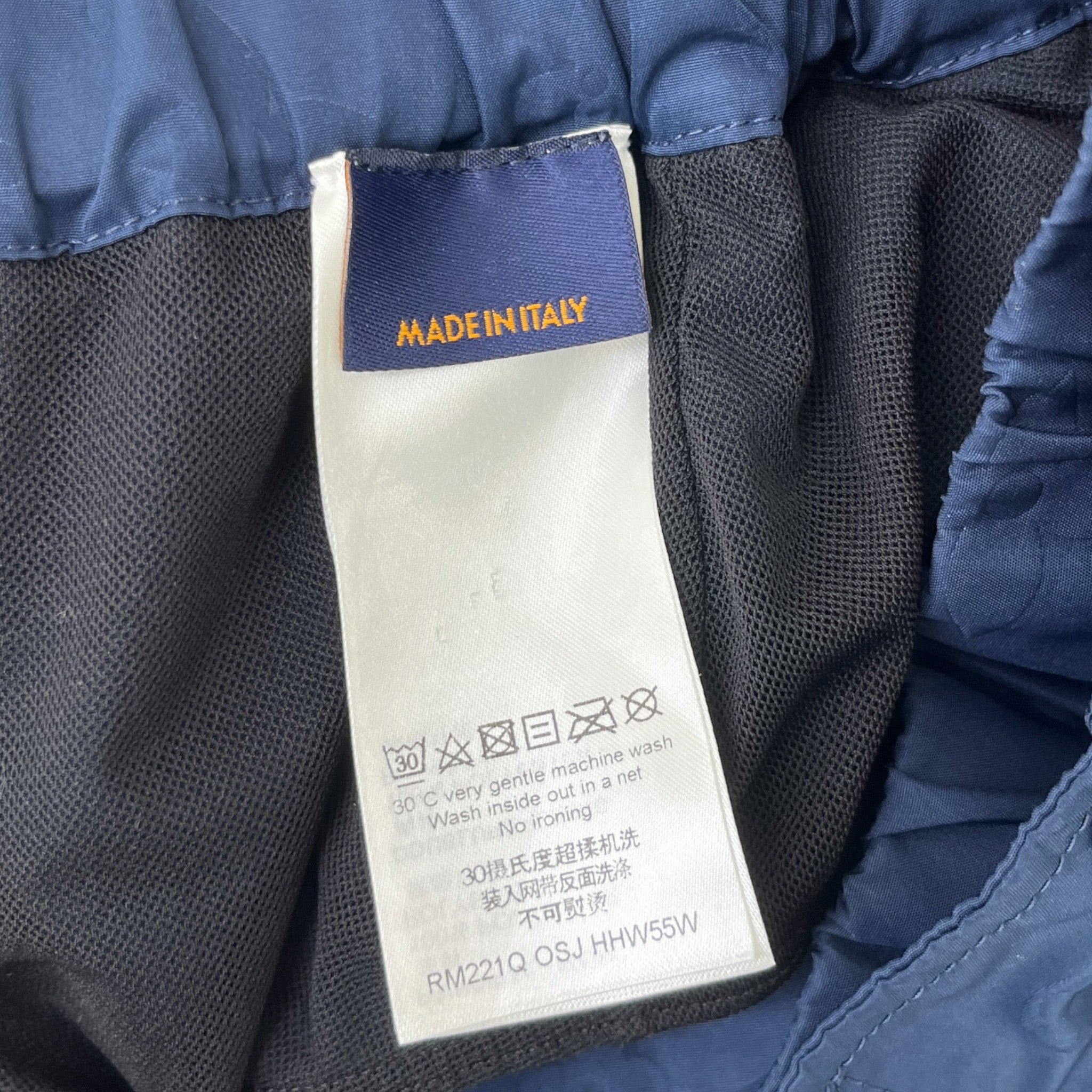 Men's Monogram Swim Shorts Blue Size S