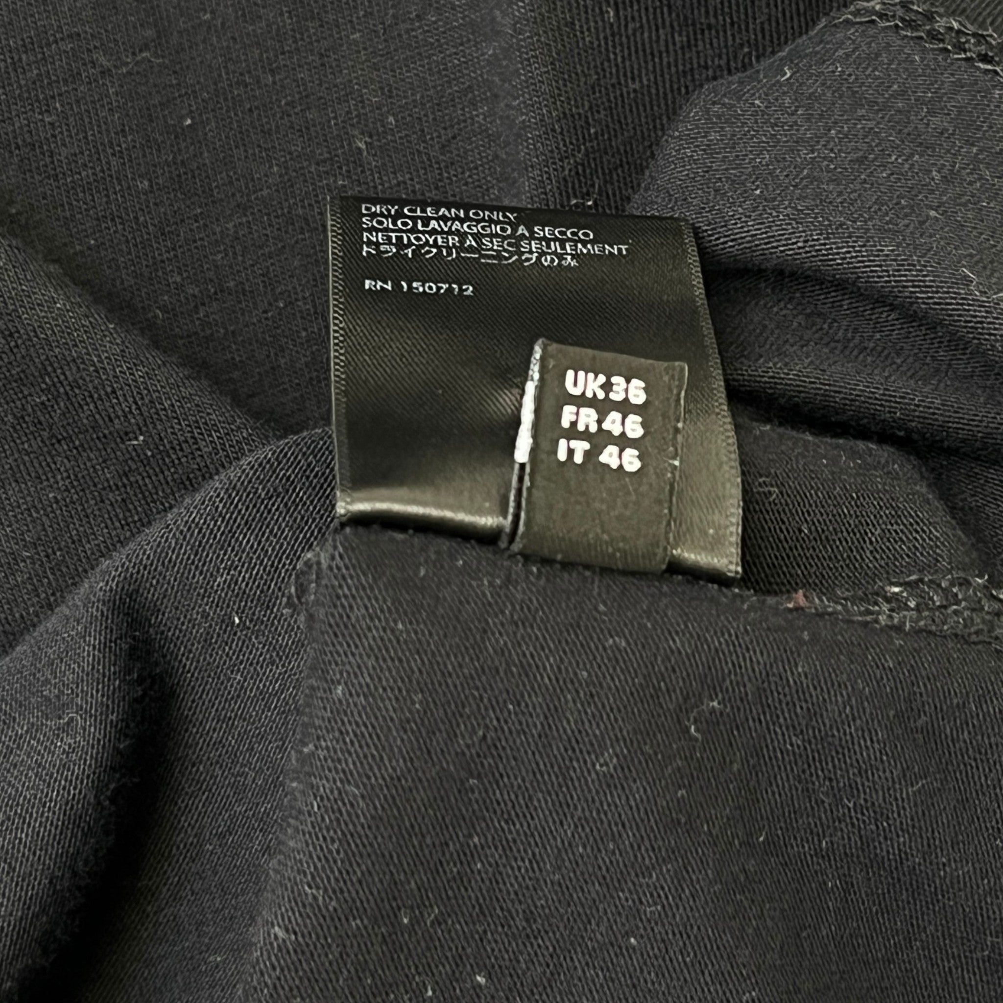 Men's Logo Print T-Shirt Black Size S
