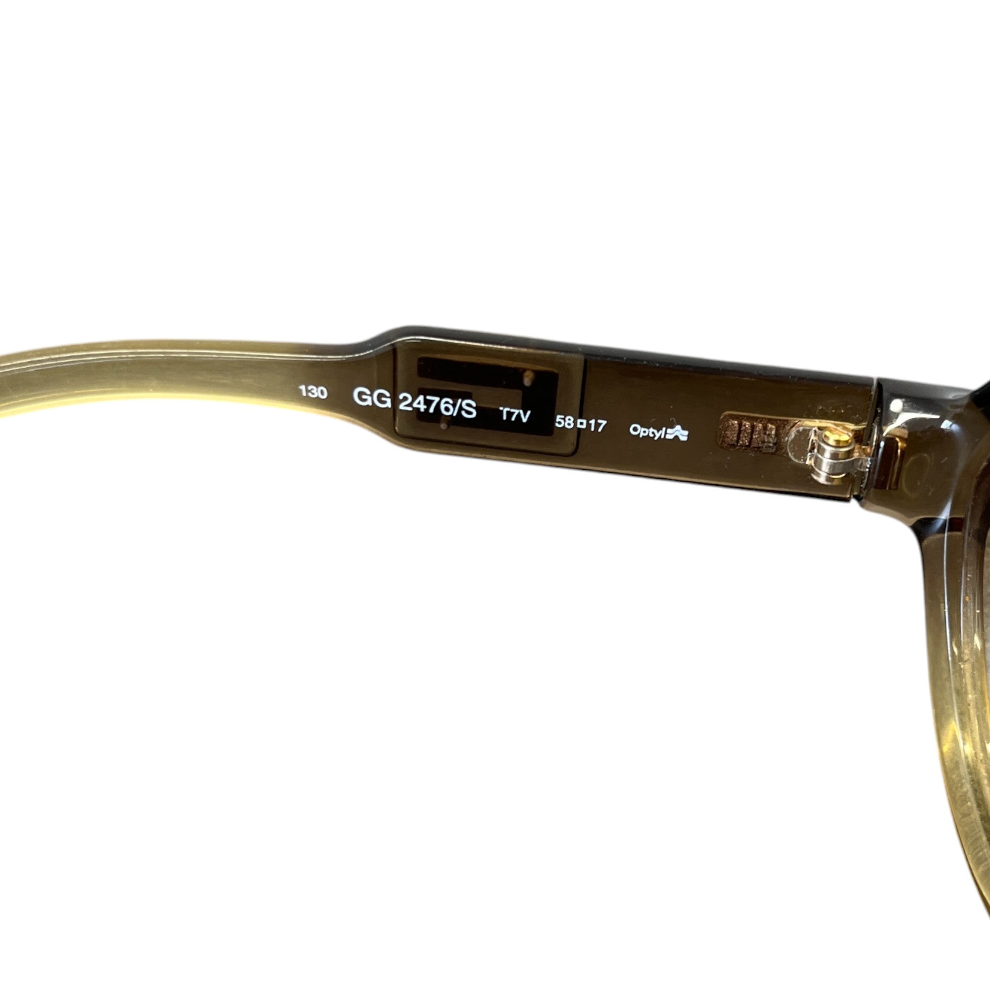 Women's Gg 2476/S Sunglasses Yellow