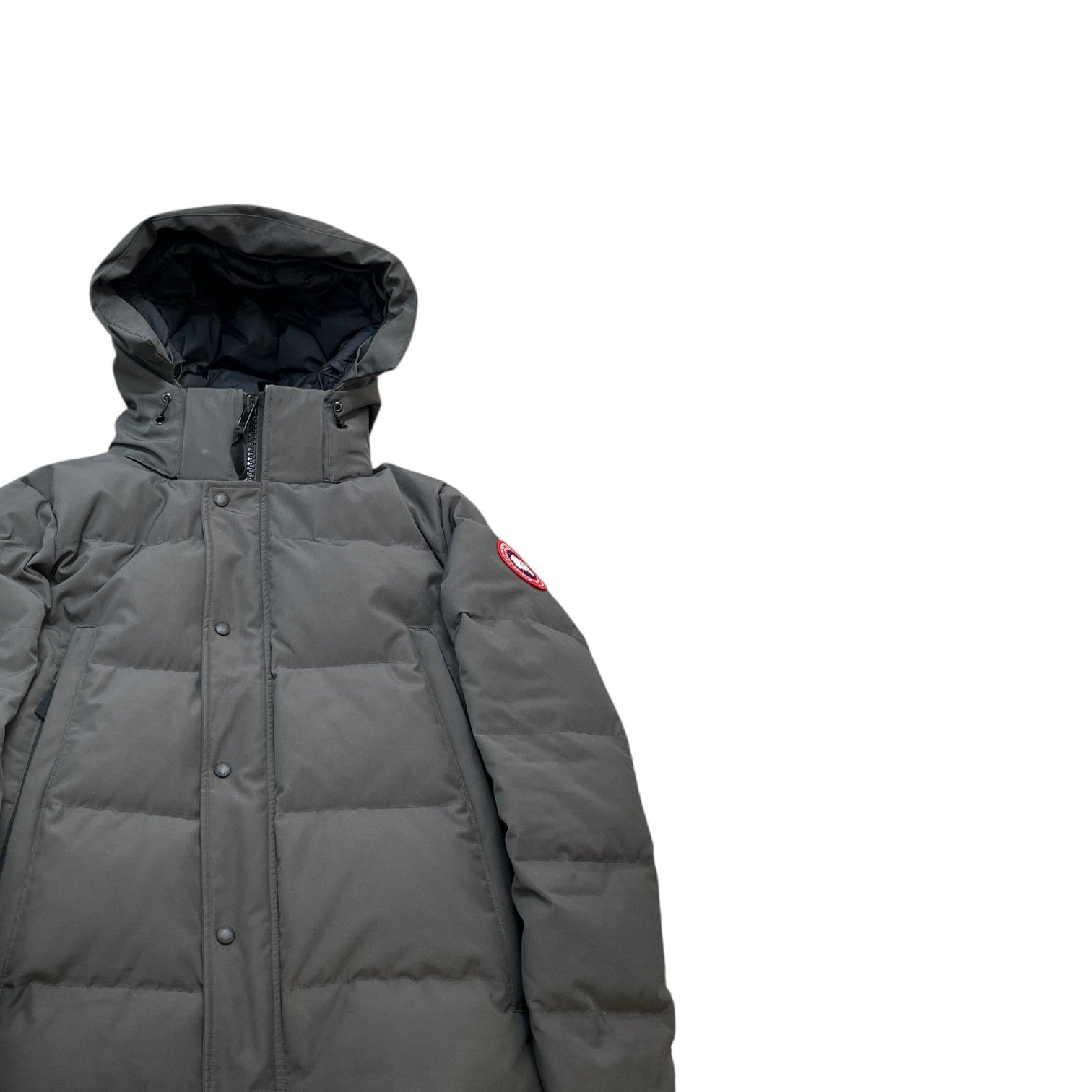 Men's Wyndham Parka Down Jacket Charcoal Size L