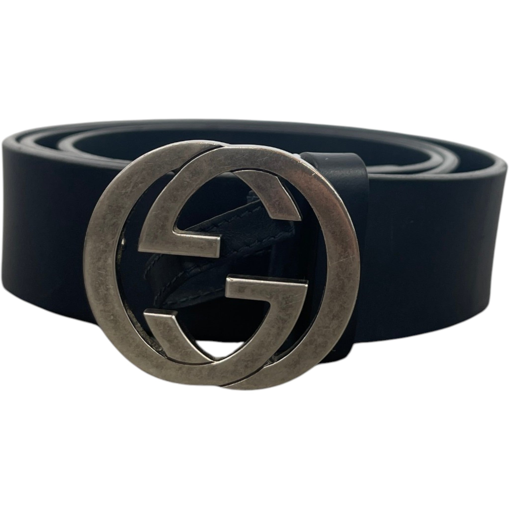 Men's Interlocking G Belt Black