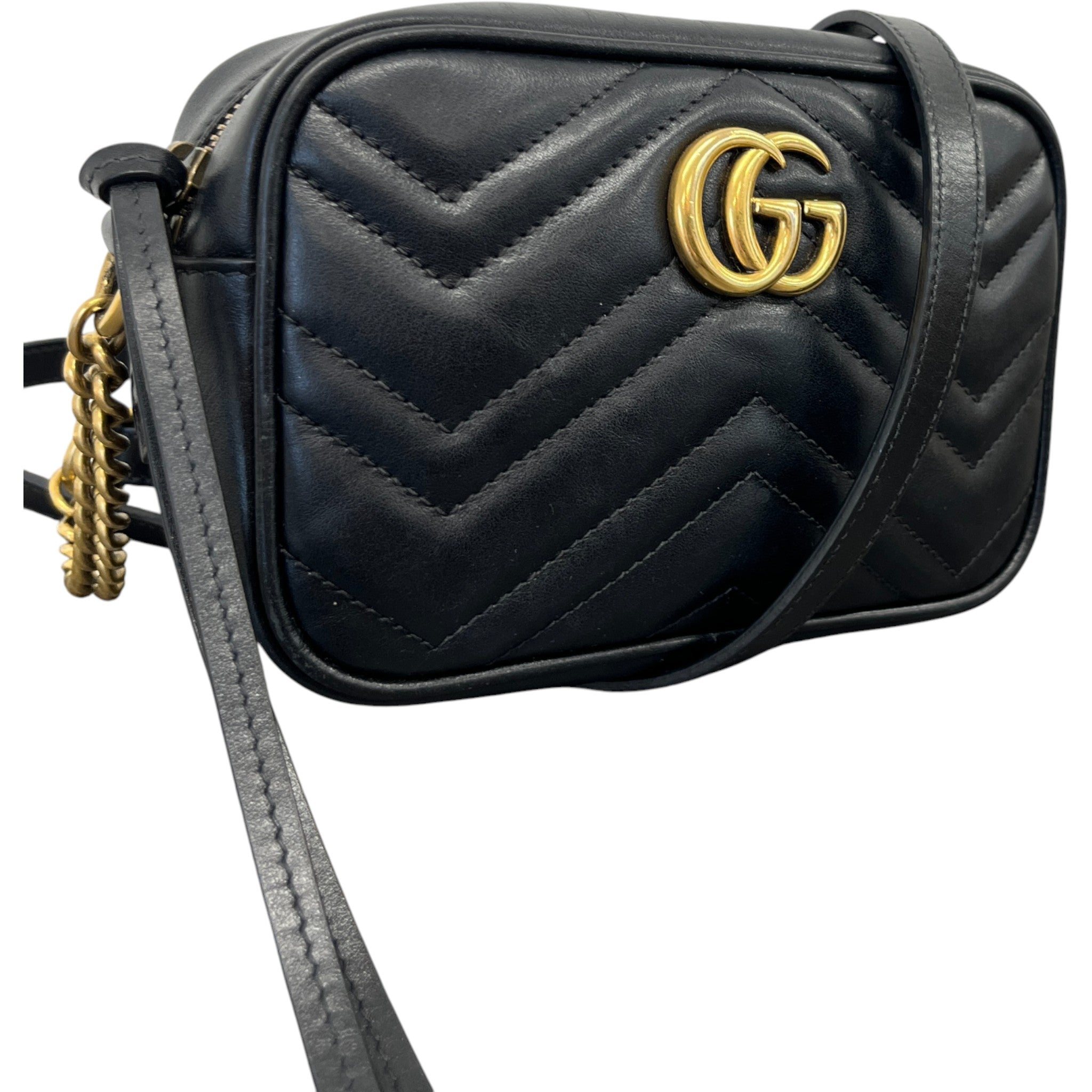 Women's Gg Marmont Camera Bag Black
