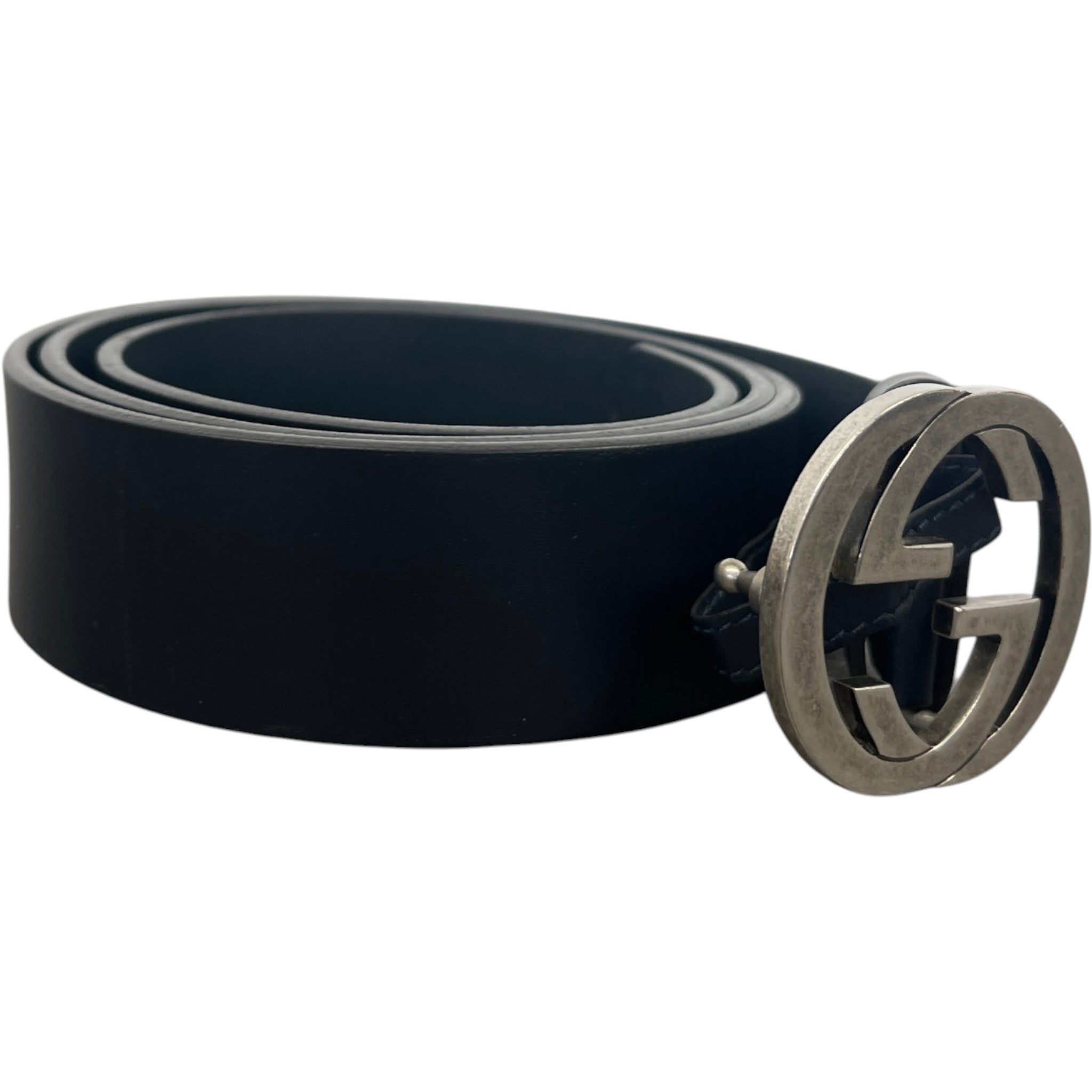 Men's Interlocking G Belt Black
