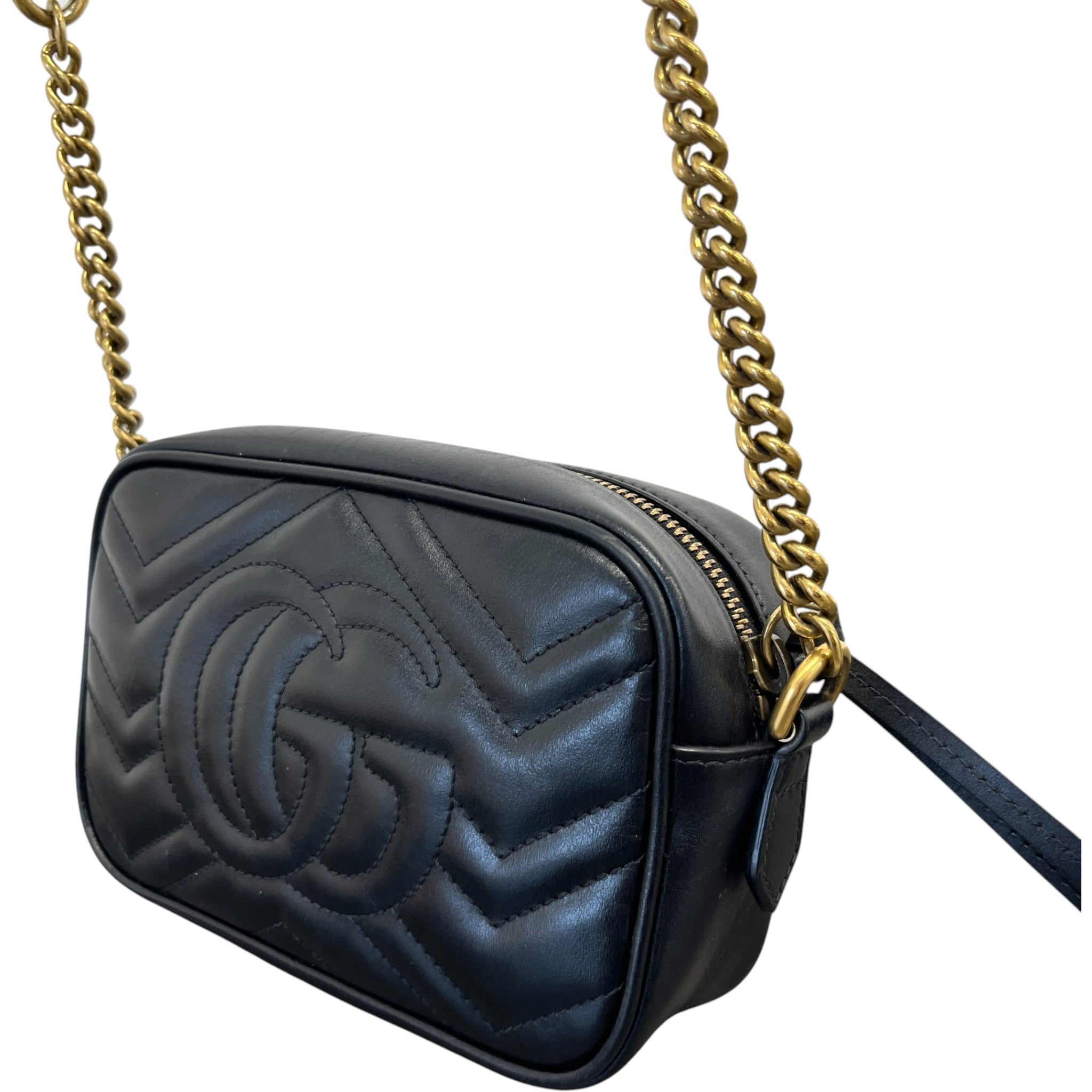 Women's Gg Marmont Camera Bag Black