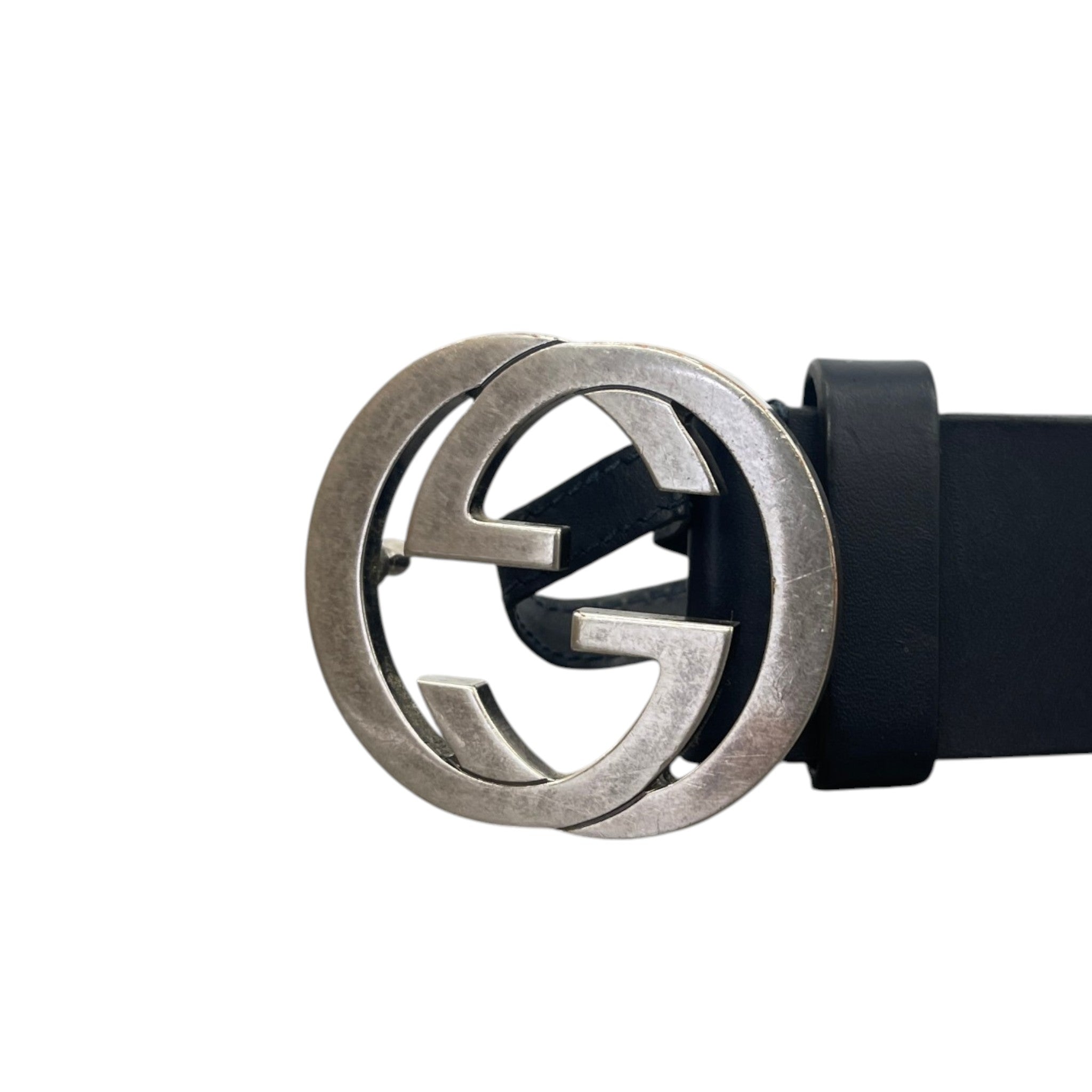 Men's Interlocking G Belt Black