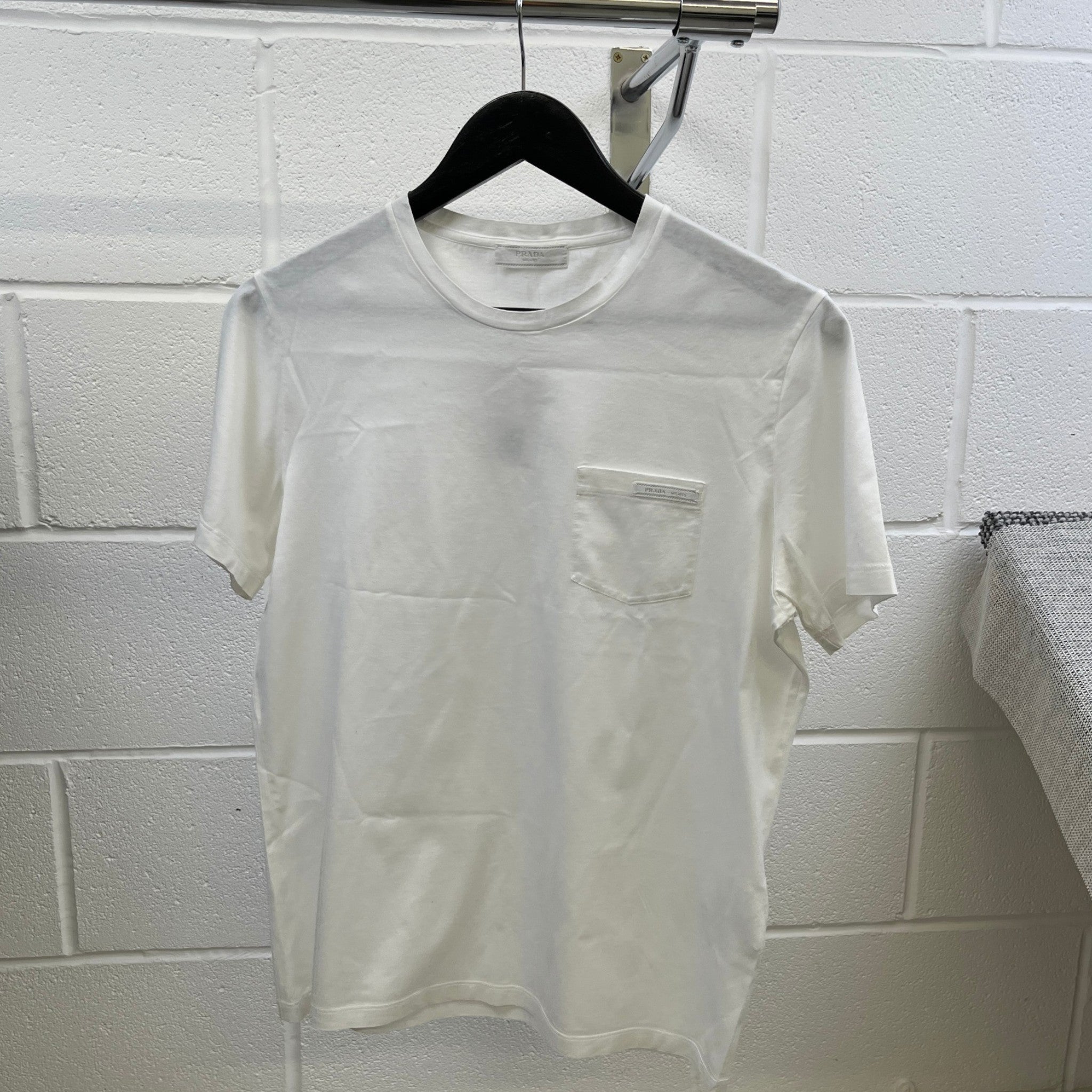 Men's Pocket Logo T-Shirt White Size M