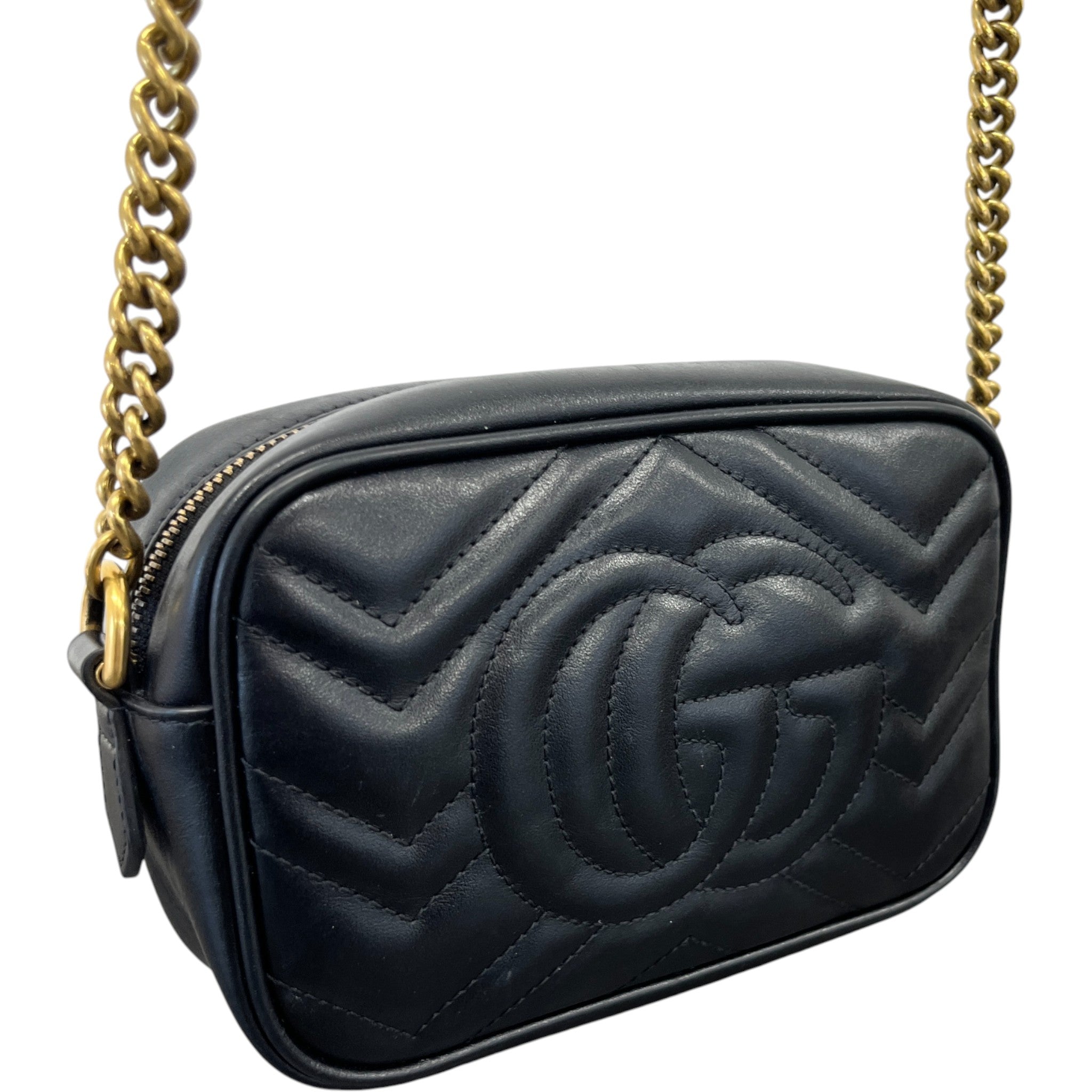 Women's Gg Marmont Camera Bag Black