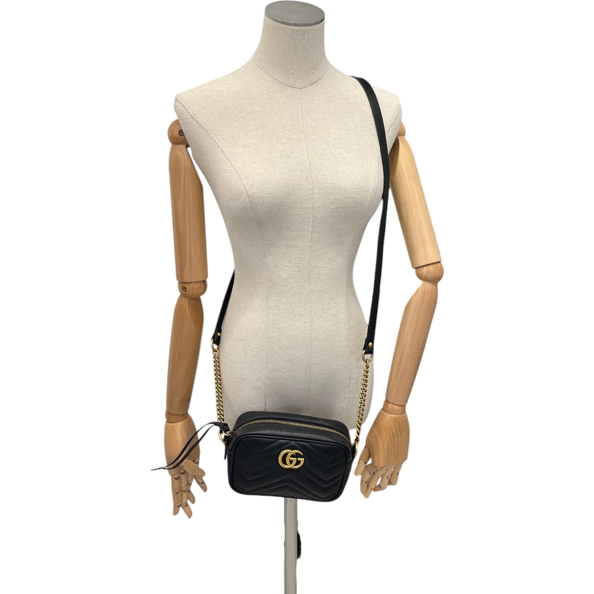 Women's Gg Marmont Camera Bag Black