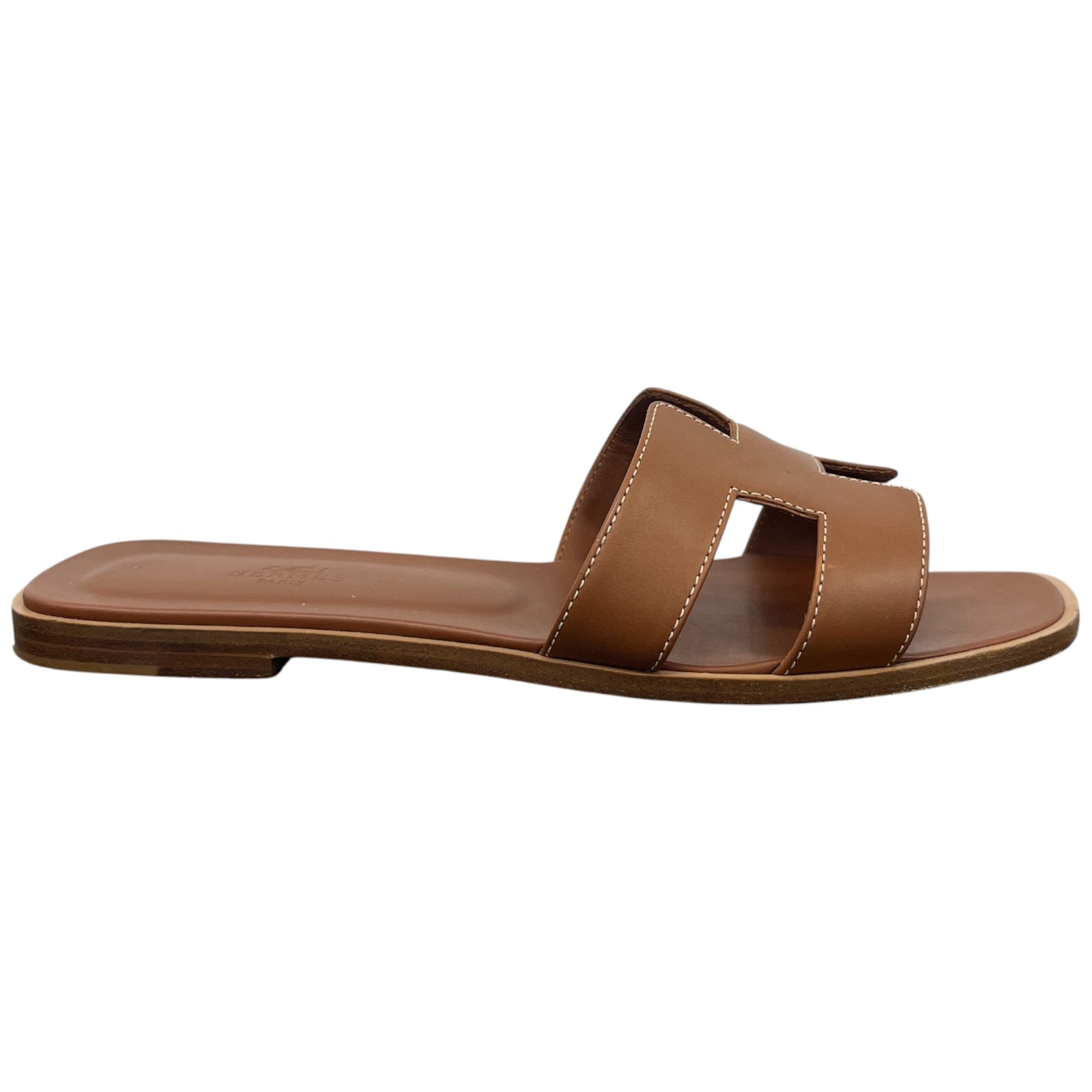 Women's Oran Gold Slides Tan Size EU 40 / UK 7