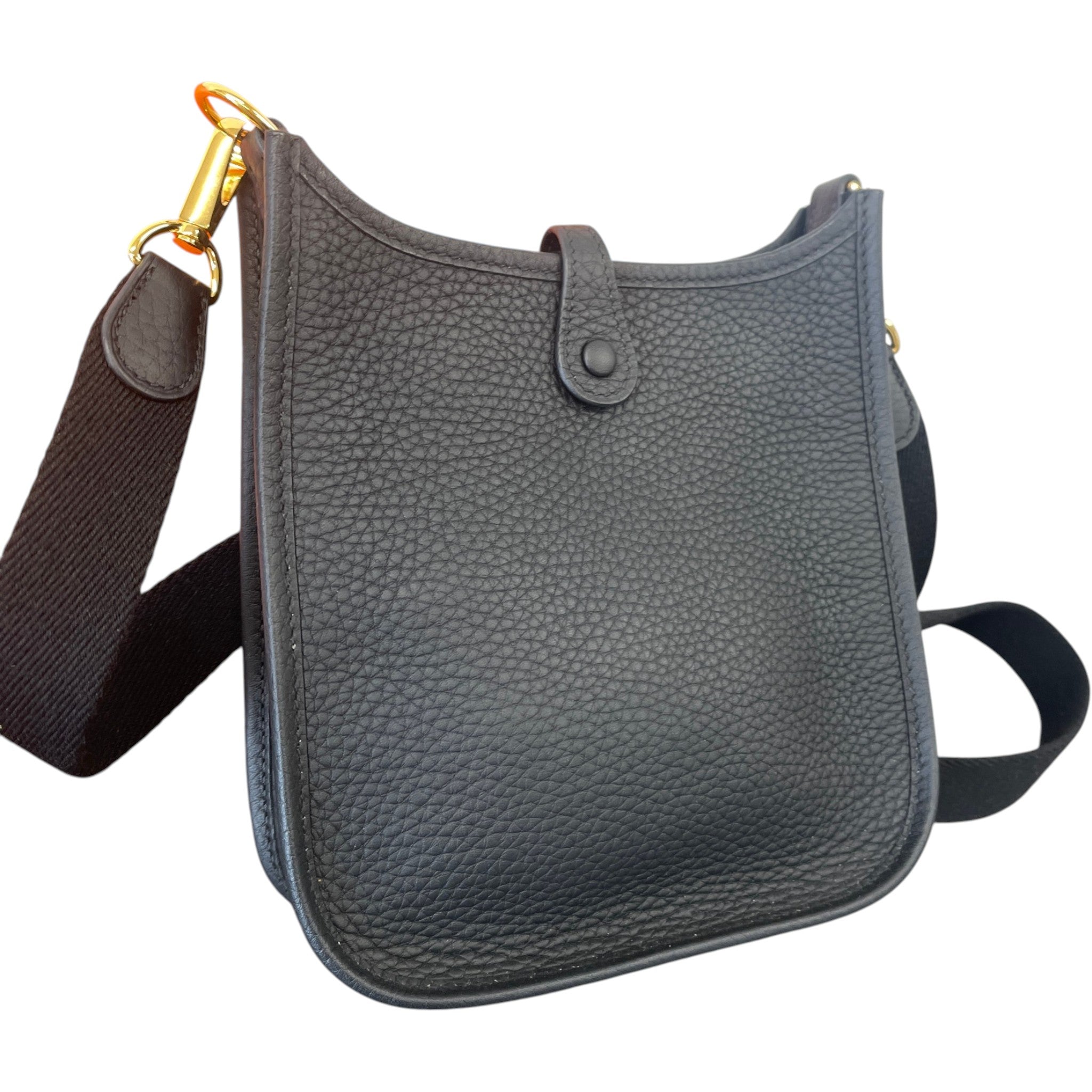 Women's Mini Evelyne 16 Clemence Leather Noir Bag Black