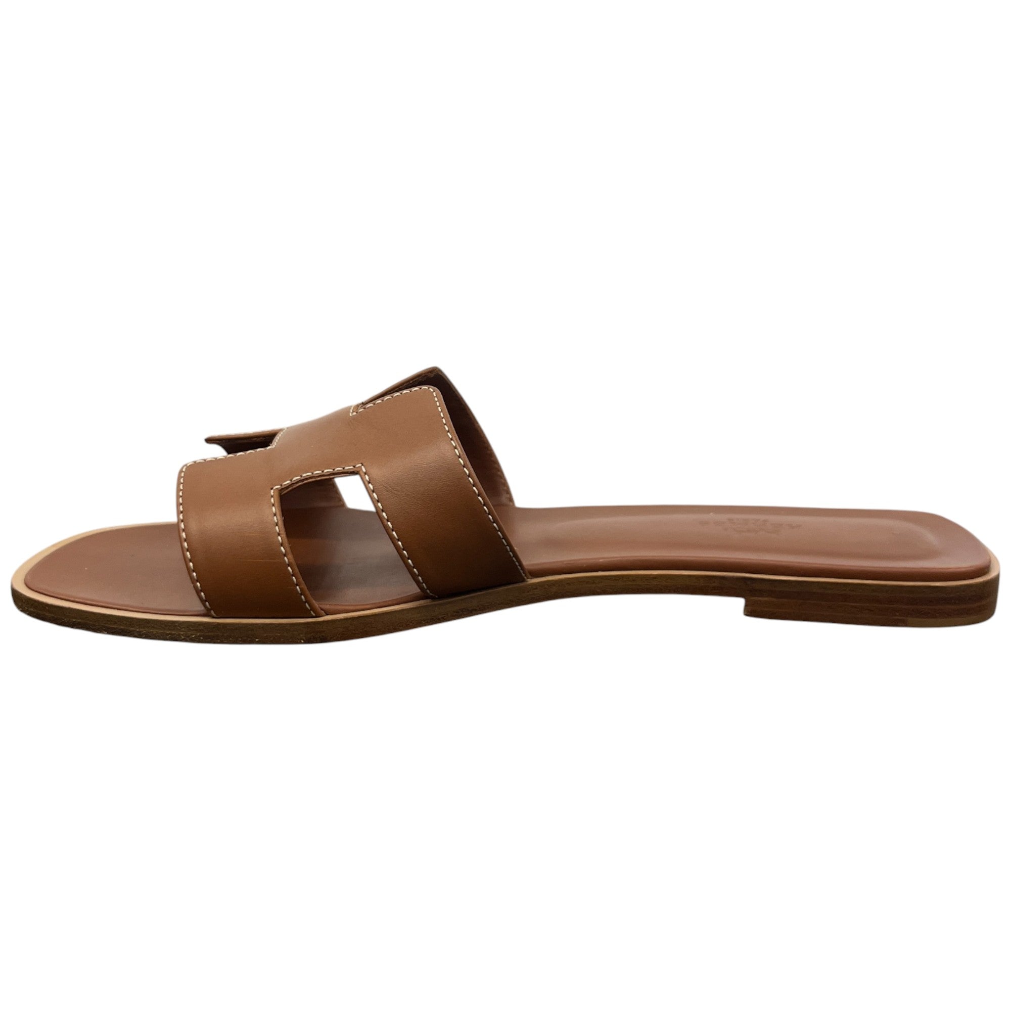 Women's Oran Gold Slides Tan Size EU 40 / UK 7