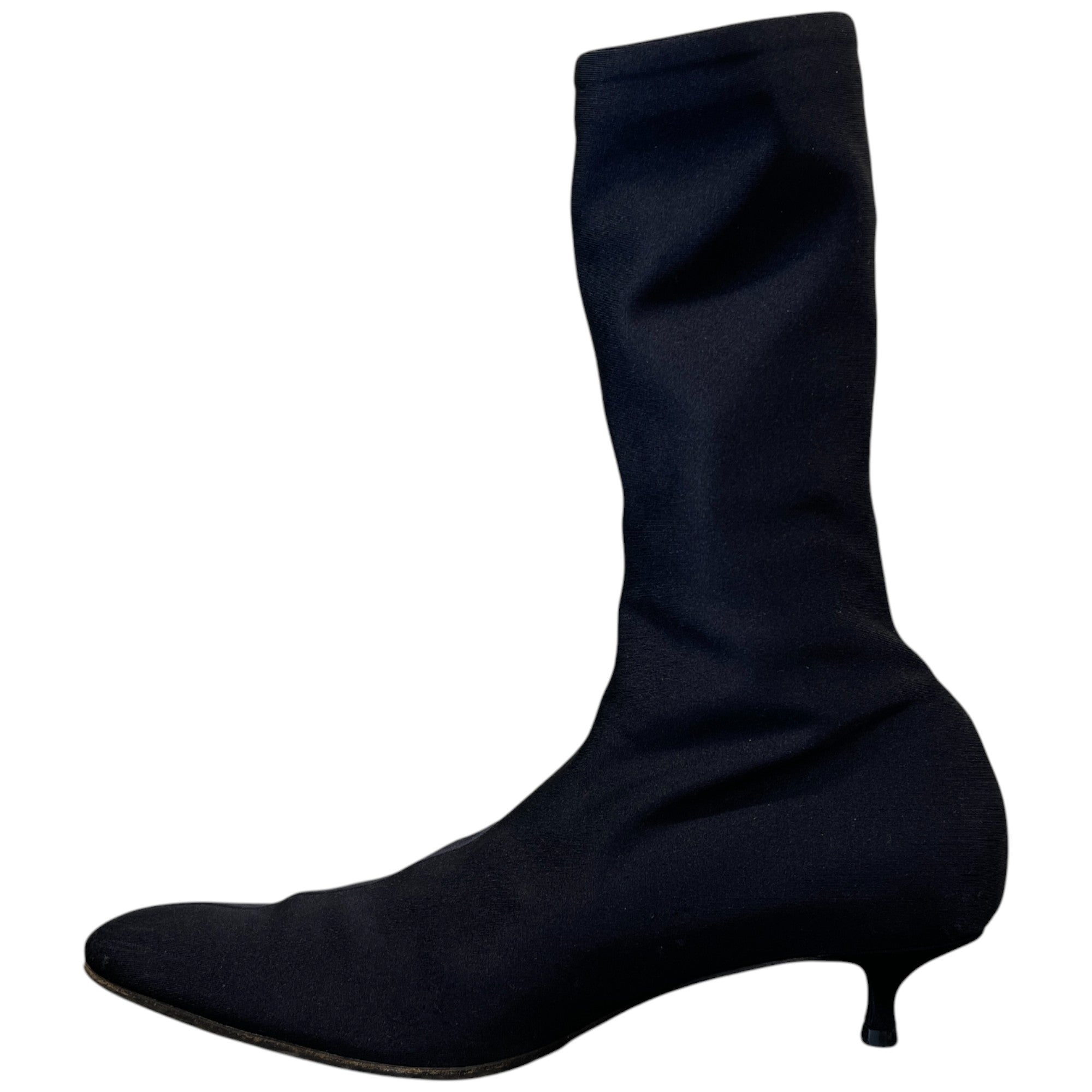 Women's Pointed Toe Kitten Heels Black Size EU 37 / UK 4