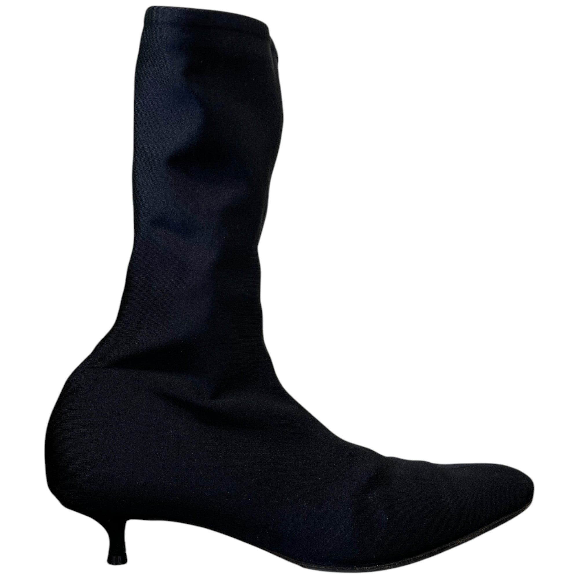 Women's Pointed Toe Kitten Heels Black Size EU 37 / UK 4