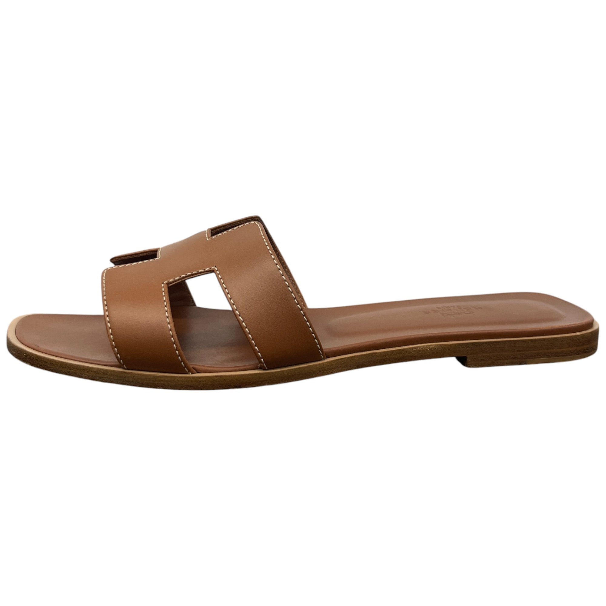 Women's Oran Gold Slides Tan Size EU 40 / UK 7