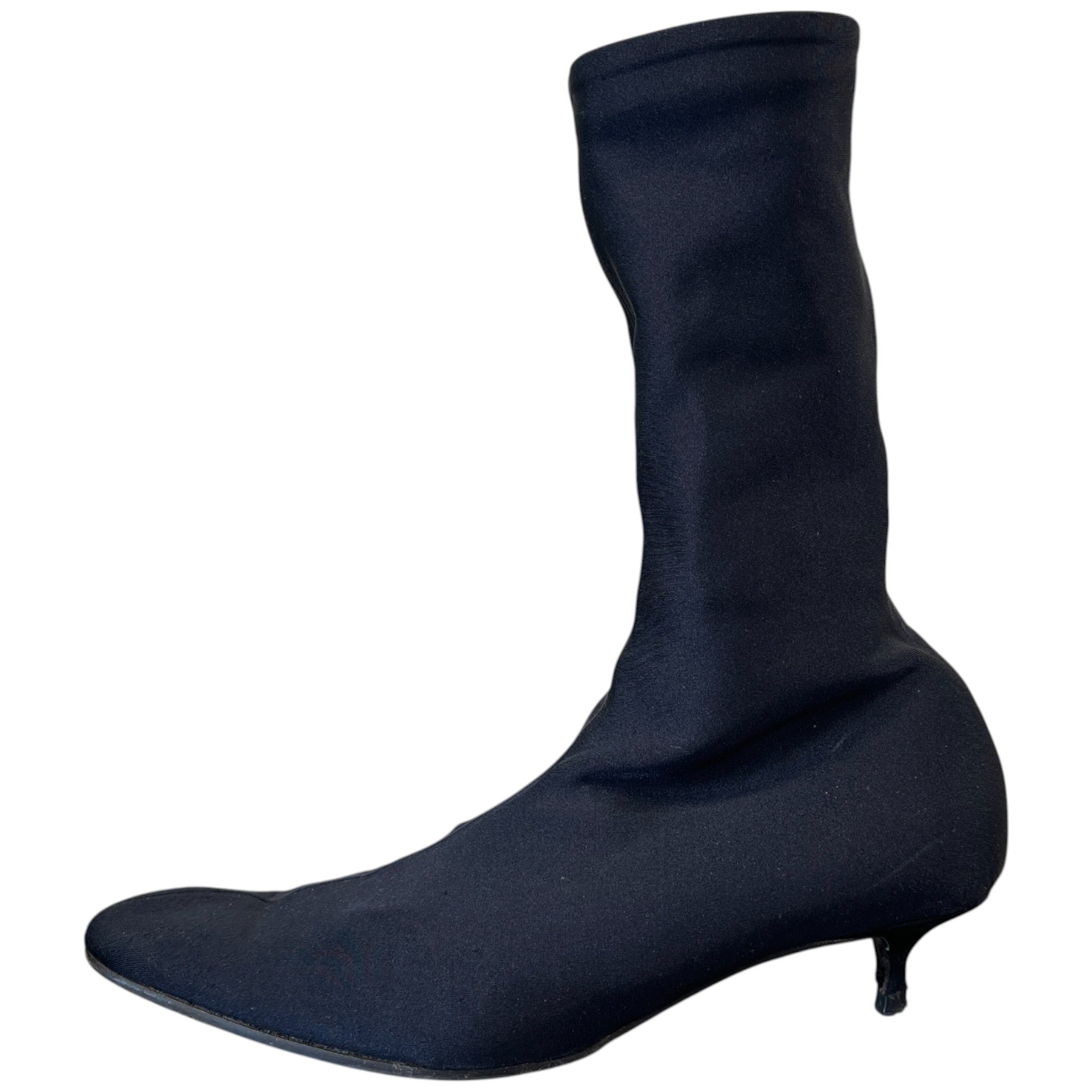 Women's Pointed Toe Kitten Heels Black Size EU 37 / UK 4