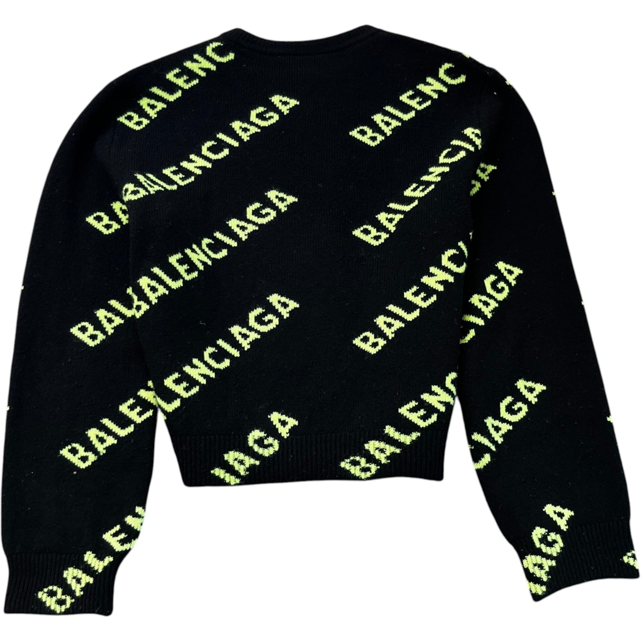 Men's Monogram Logo Jumper Black Size L