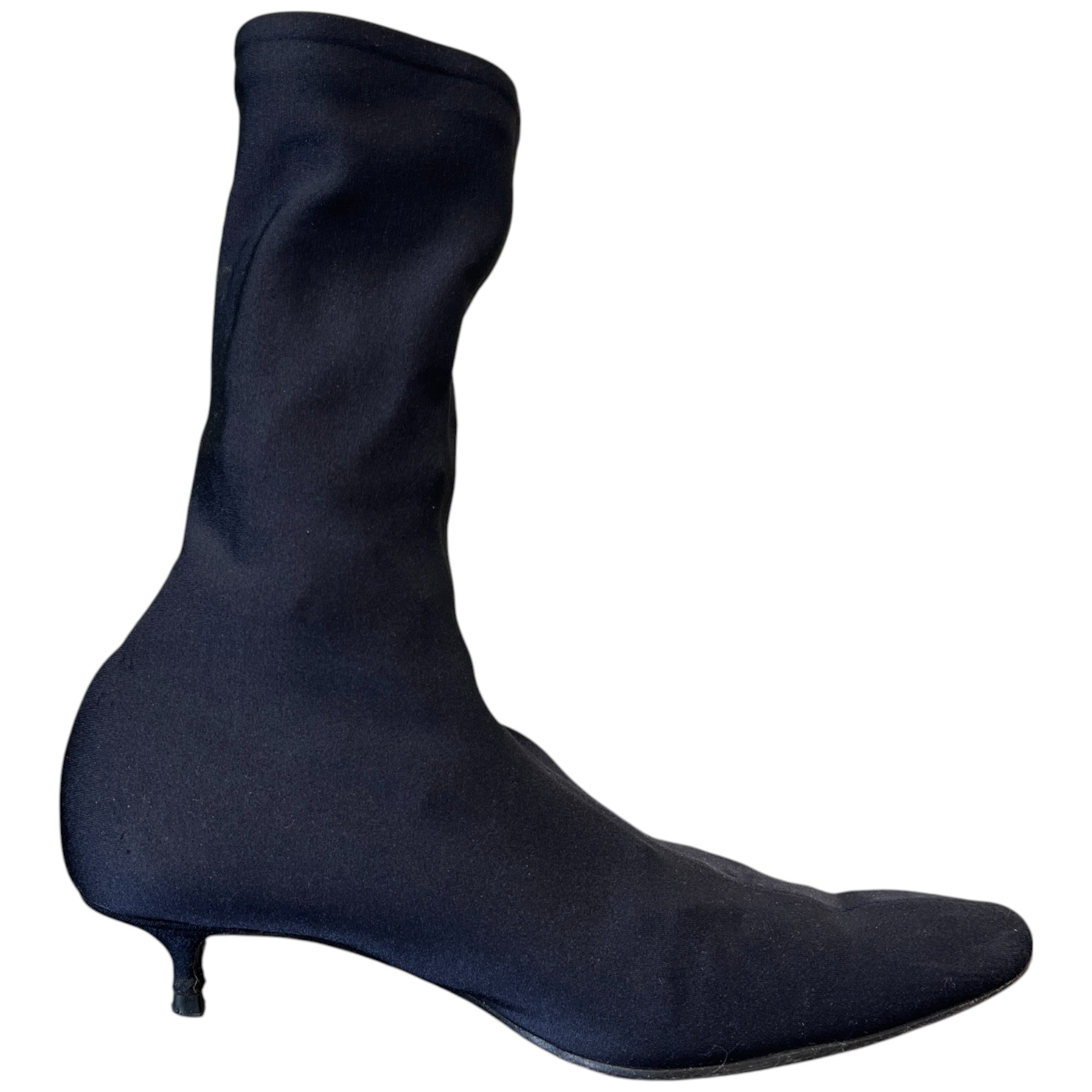 Women's Pointed Toe Kitten Heels Black Size EU 37 / UK 4