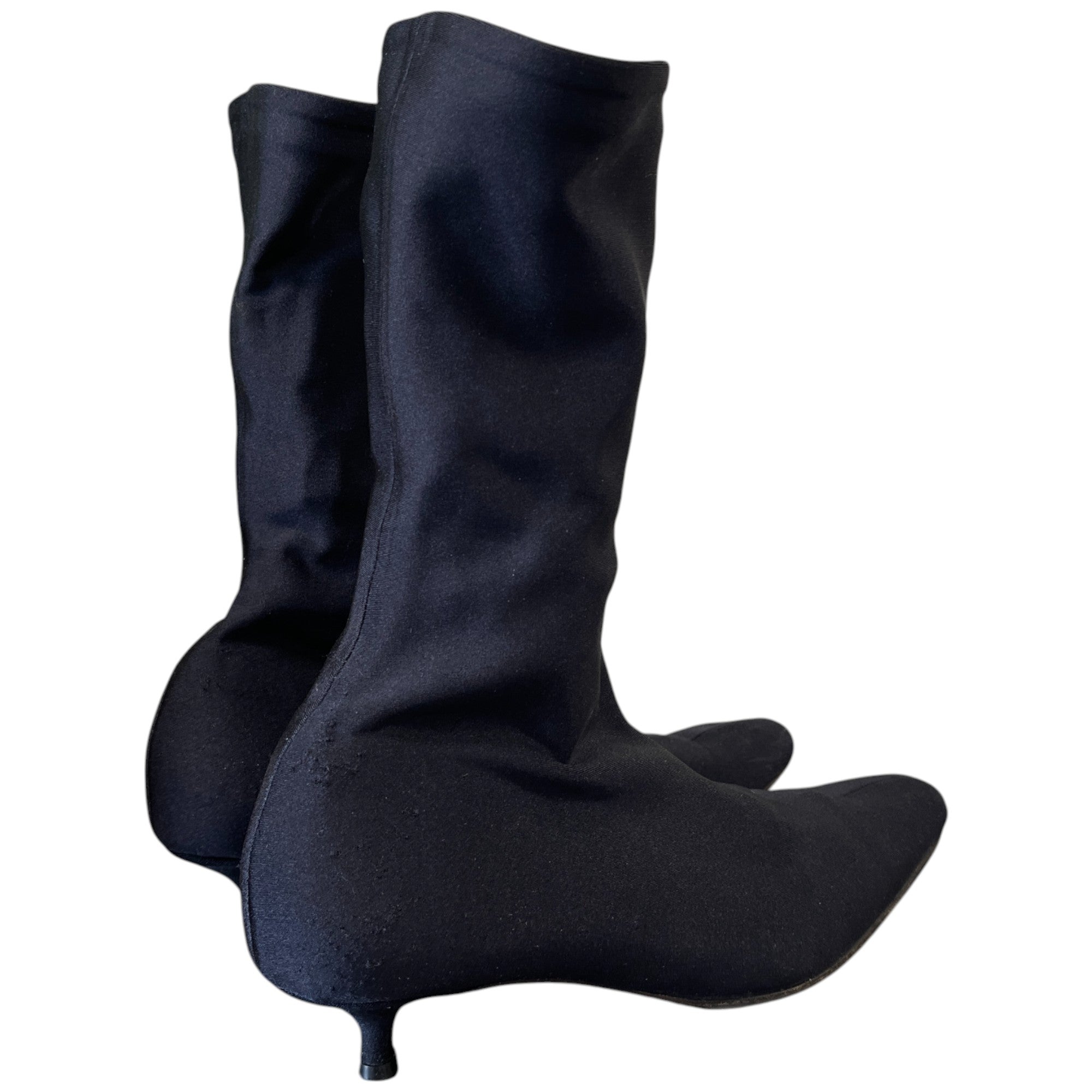 Women's Pointed Toe Kitten Heels Black Size EU 37 / UK 4