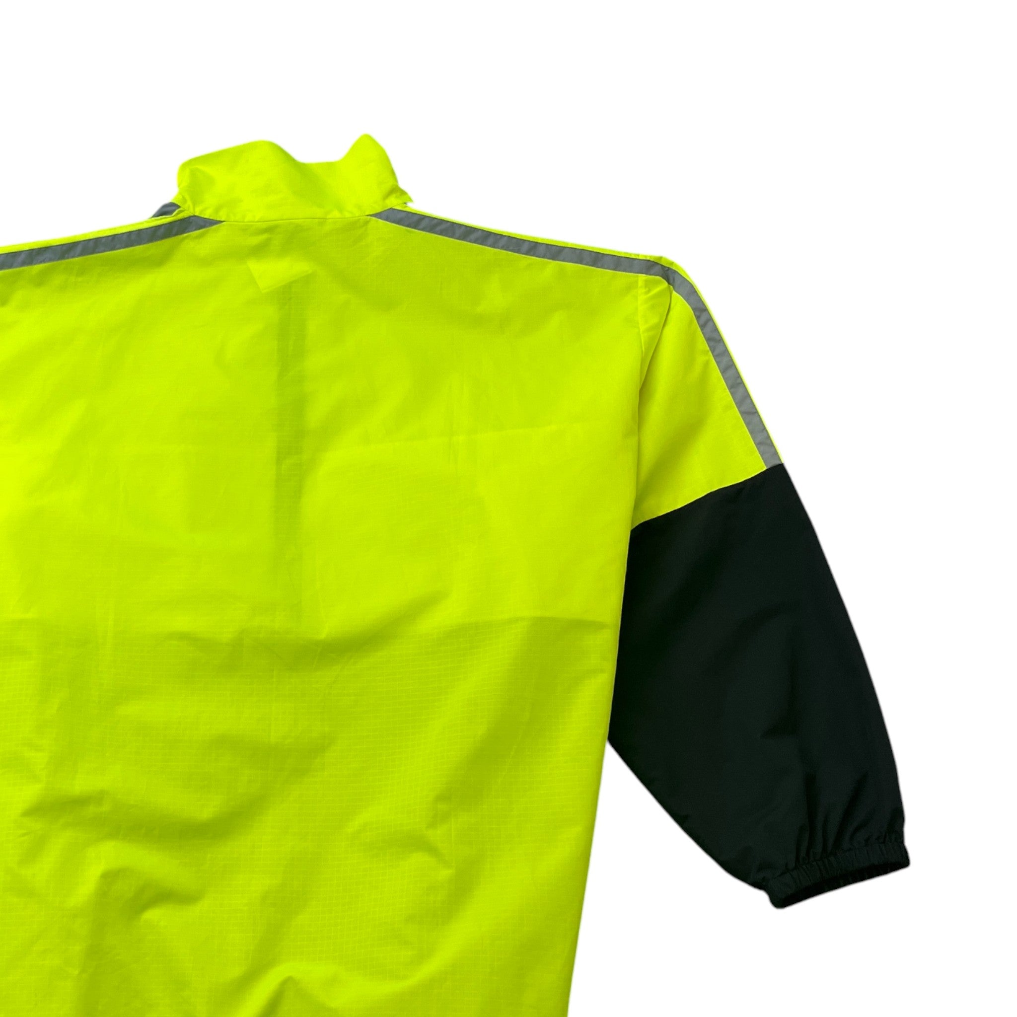 Men's Neon Logo Print Jacket Yellow Size XL