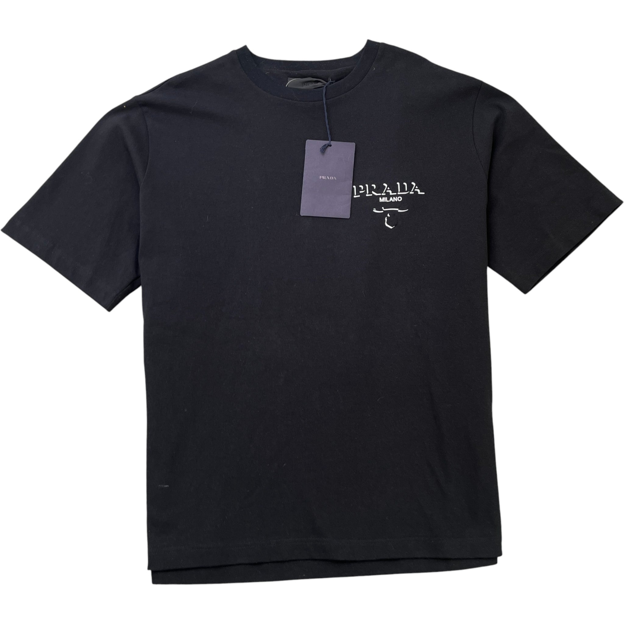 Men's Logo Print T-Shirt Black Size L