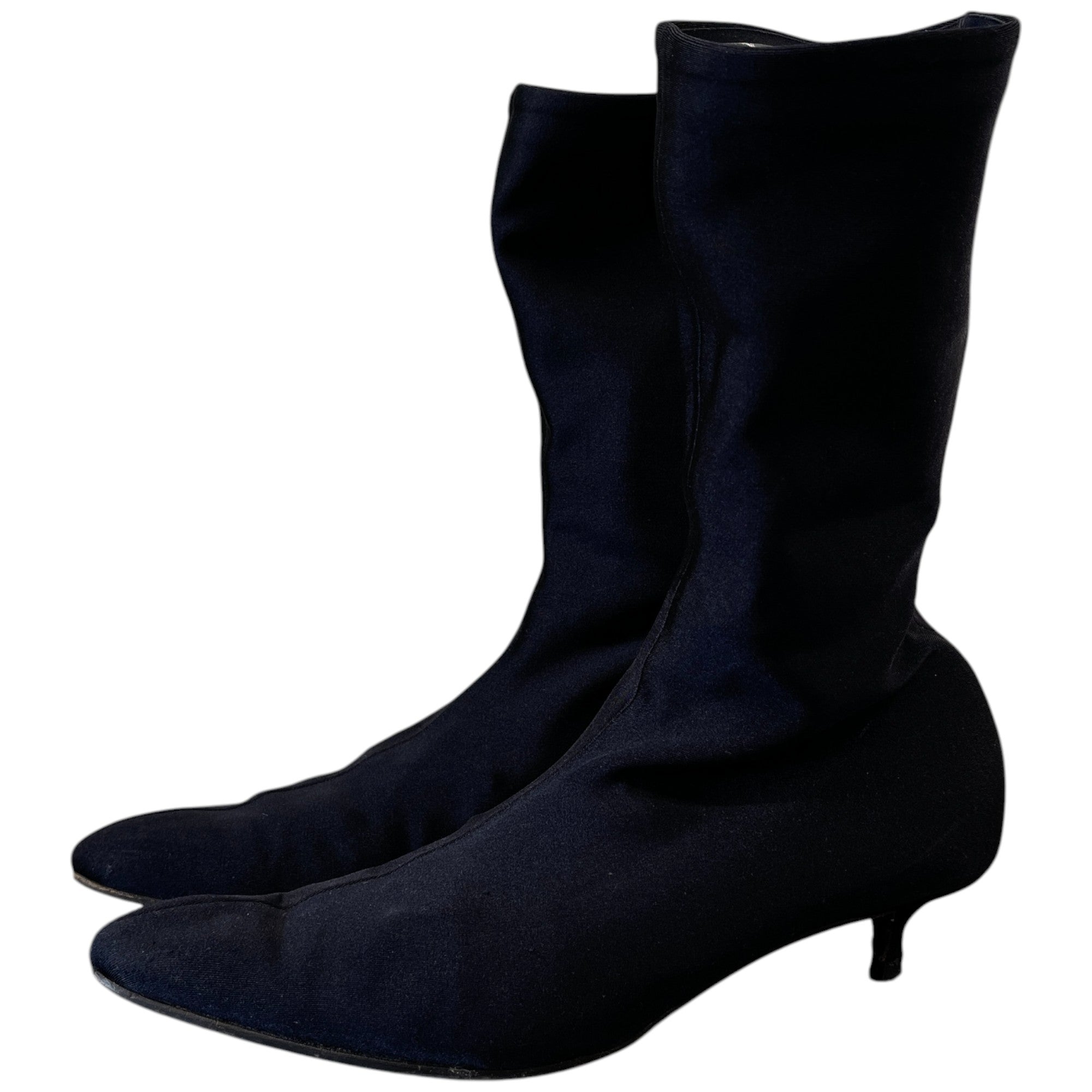 Women's Pointed Toe Kitten Heels Black Size EU 37 / UK 4