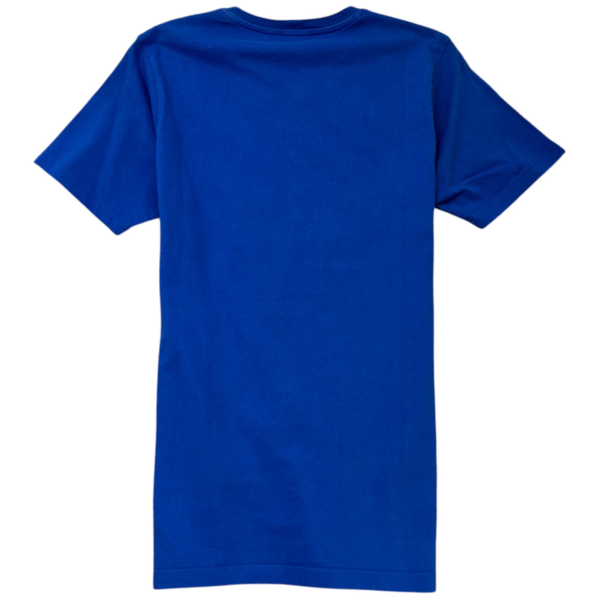 Men's Tiger Logo Print T-Shirt Blue Size M