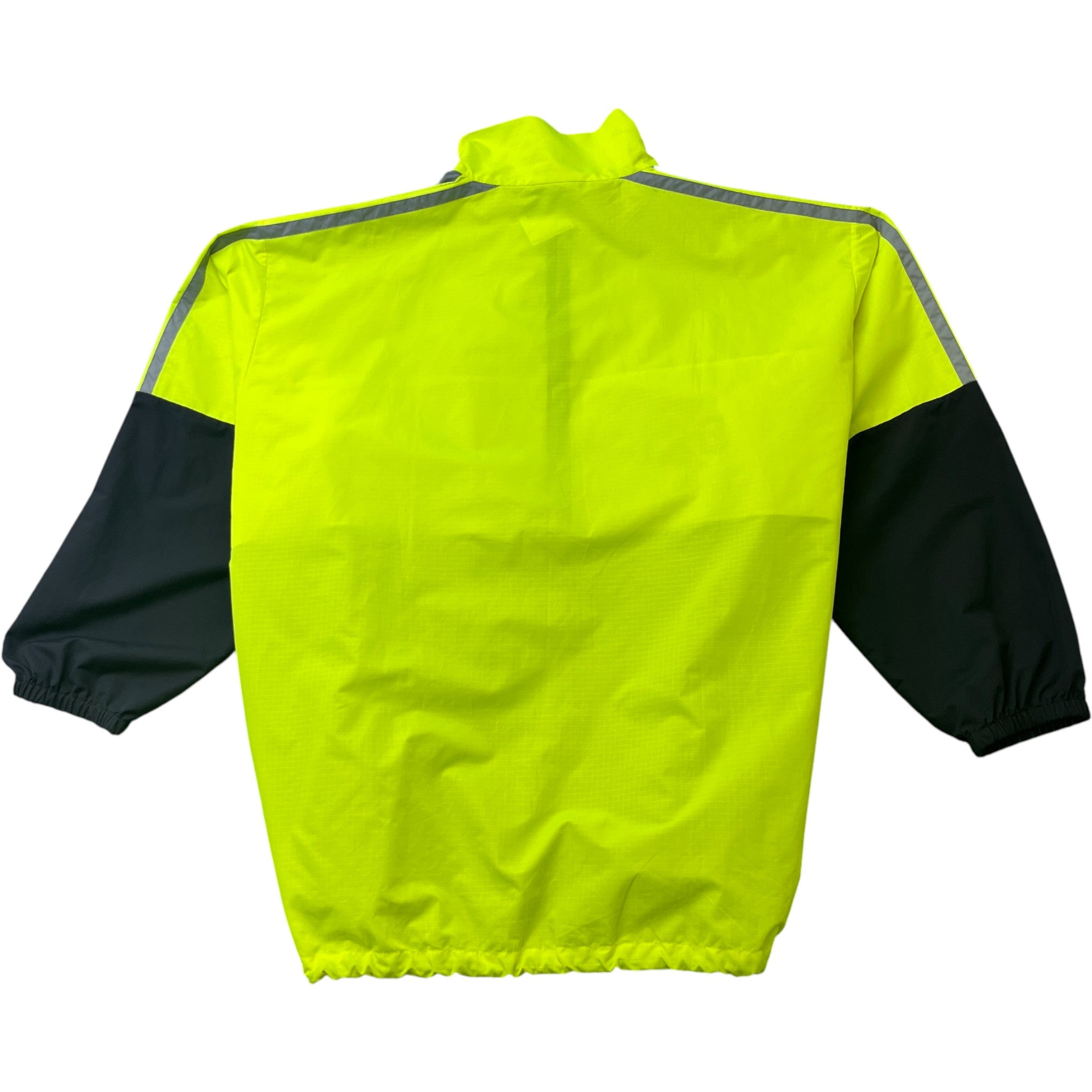 Men's Neon Logo Print Jacket Yellow Size XL