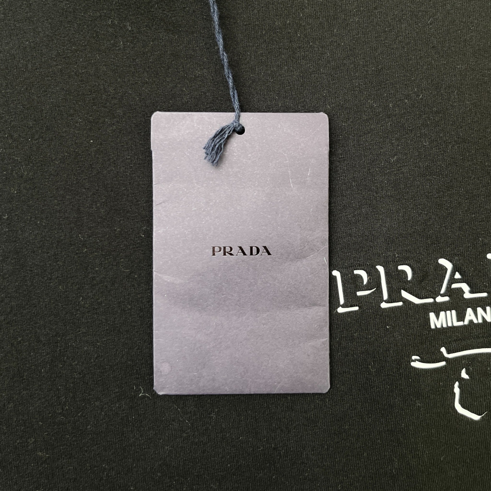 Men's Logo Print T-Shirt Black Size L