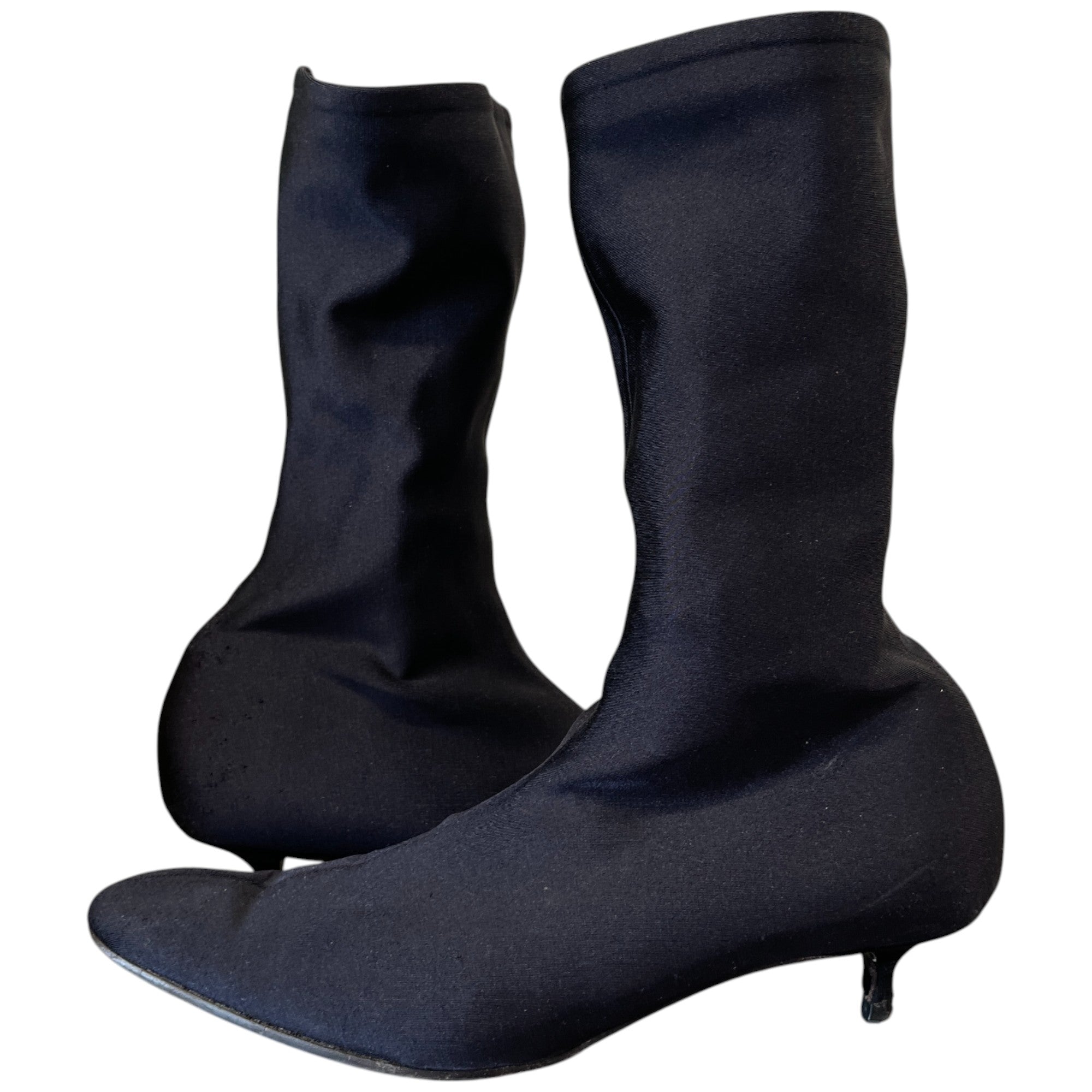 Women's Pointed Toe Kitten Heels Black Size EU 37 / UK 4