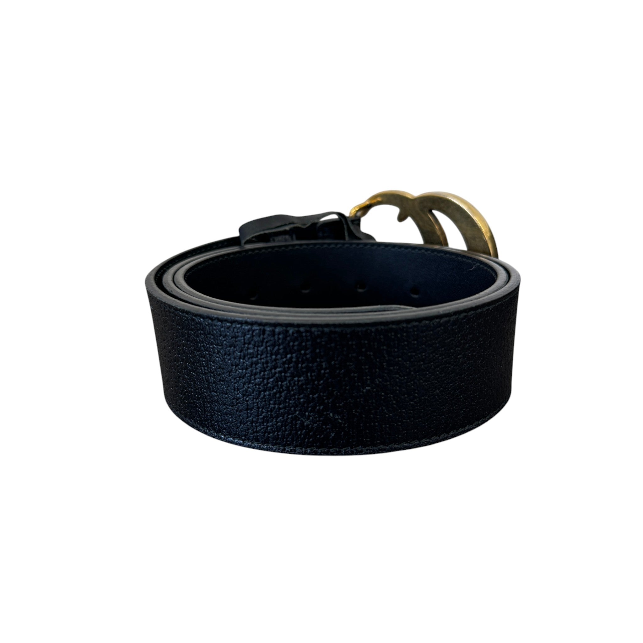 Women's Gg Marmont Belt Black Size 80CM / UK 8