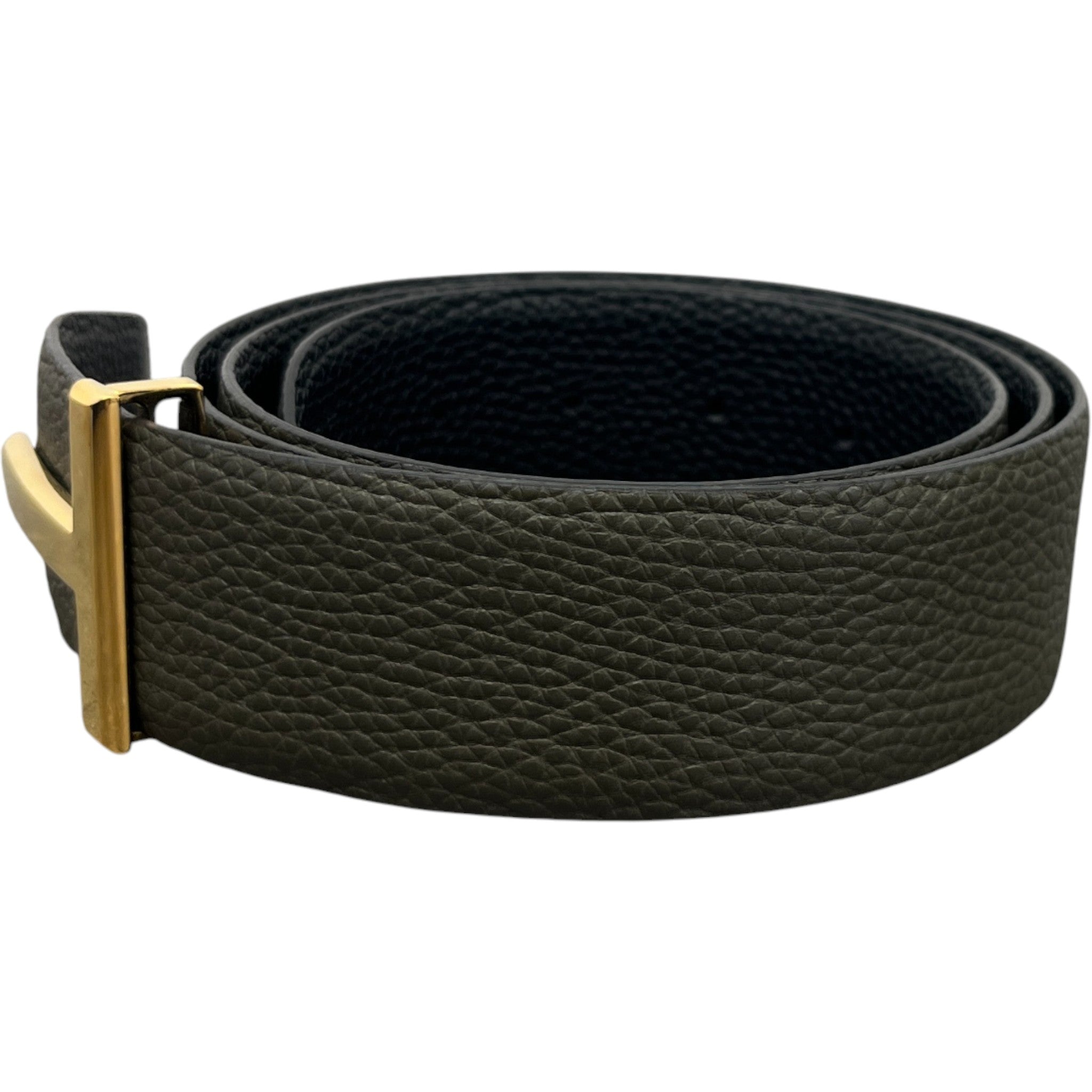 Men's Reversible T Icon Belt Black Size Waist 32"