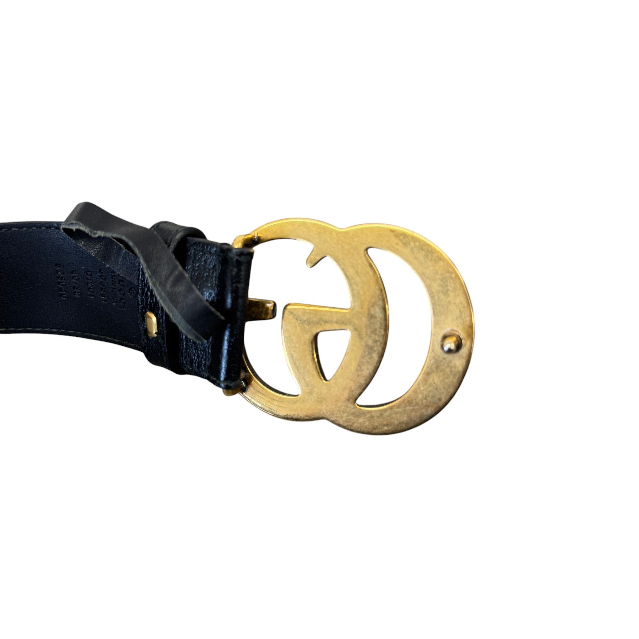Women's Gg Marmont Belt Black Size 80CM / UK 8