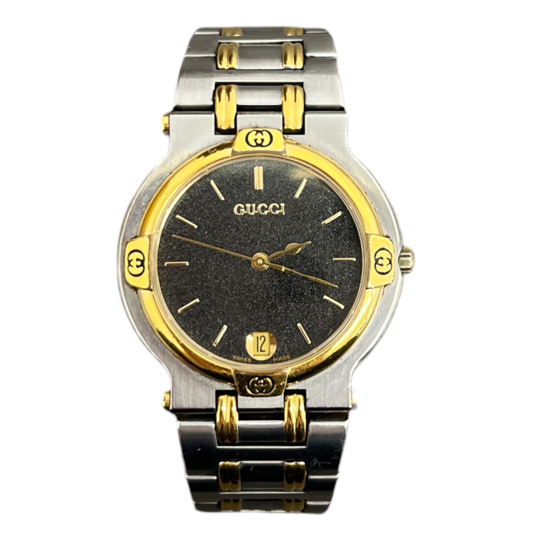 Women's 9000M Two Tone Watch Grey