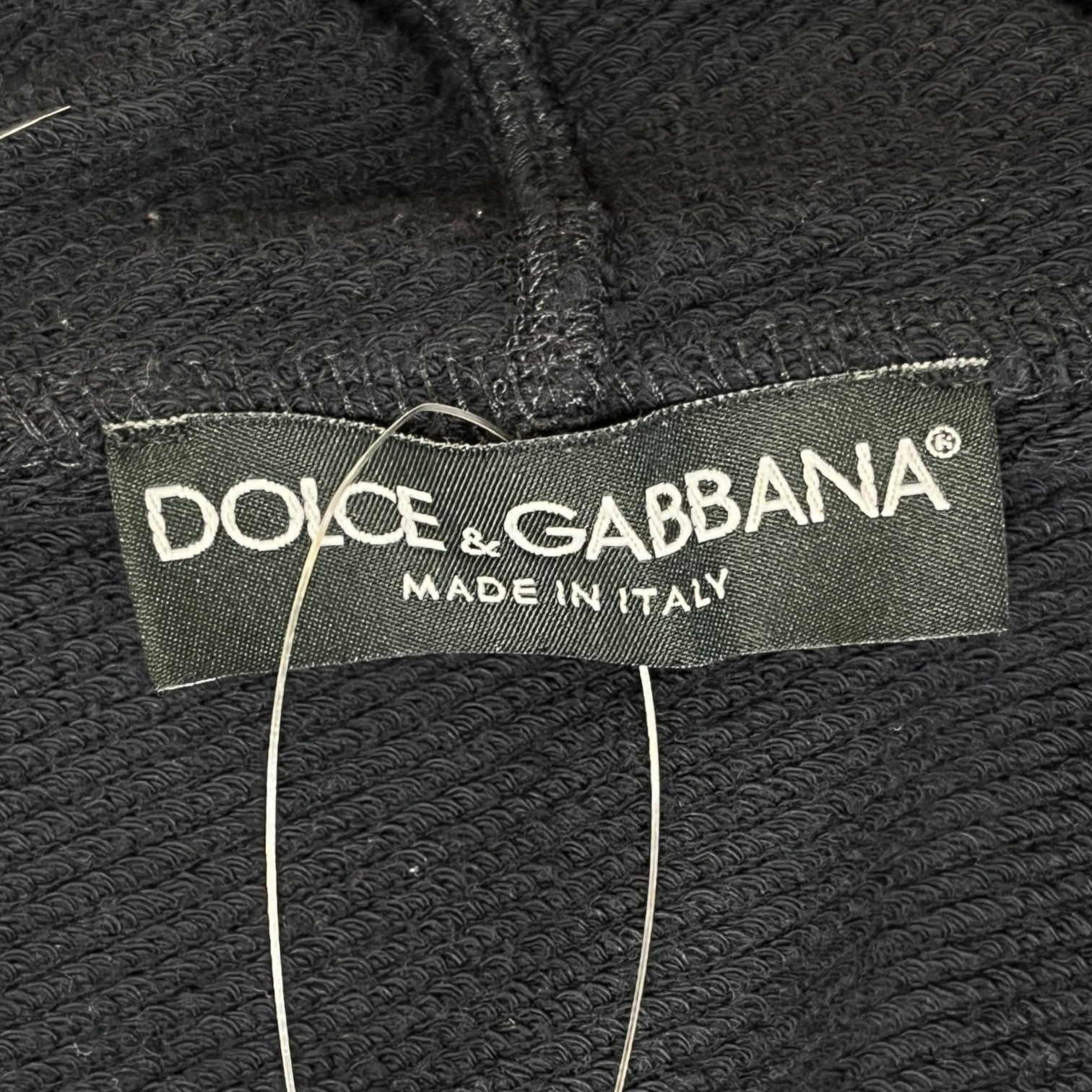 Men's Plaque Logo Hoodie Navy Size IT 46 / UK S