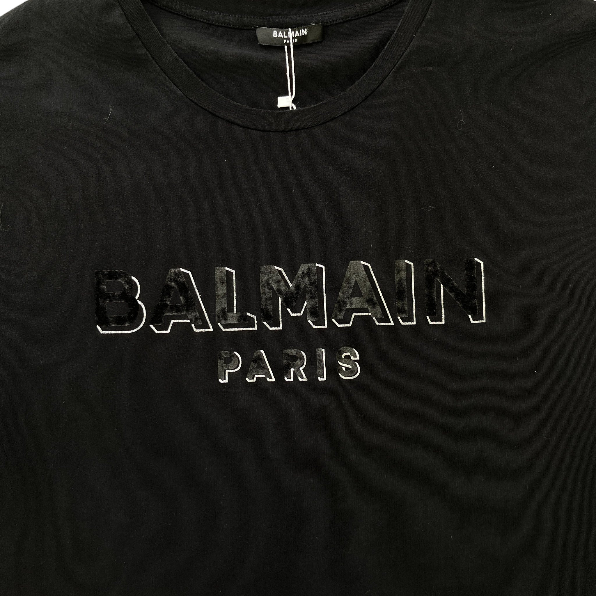 Men's Logo Print T-Shirt Black Size XL