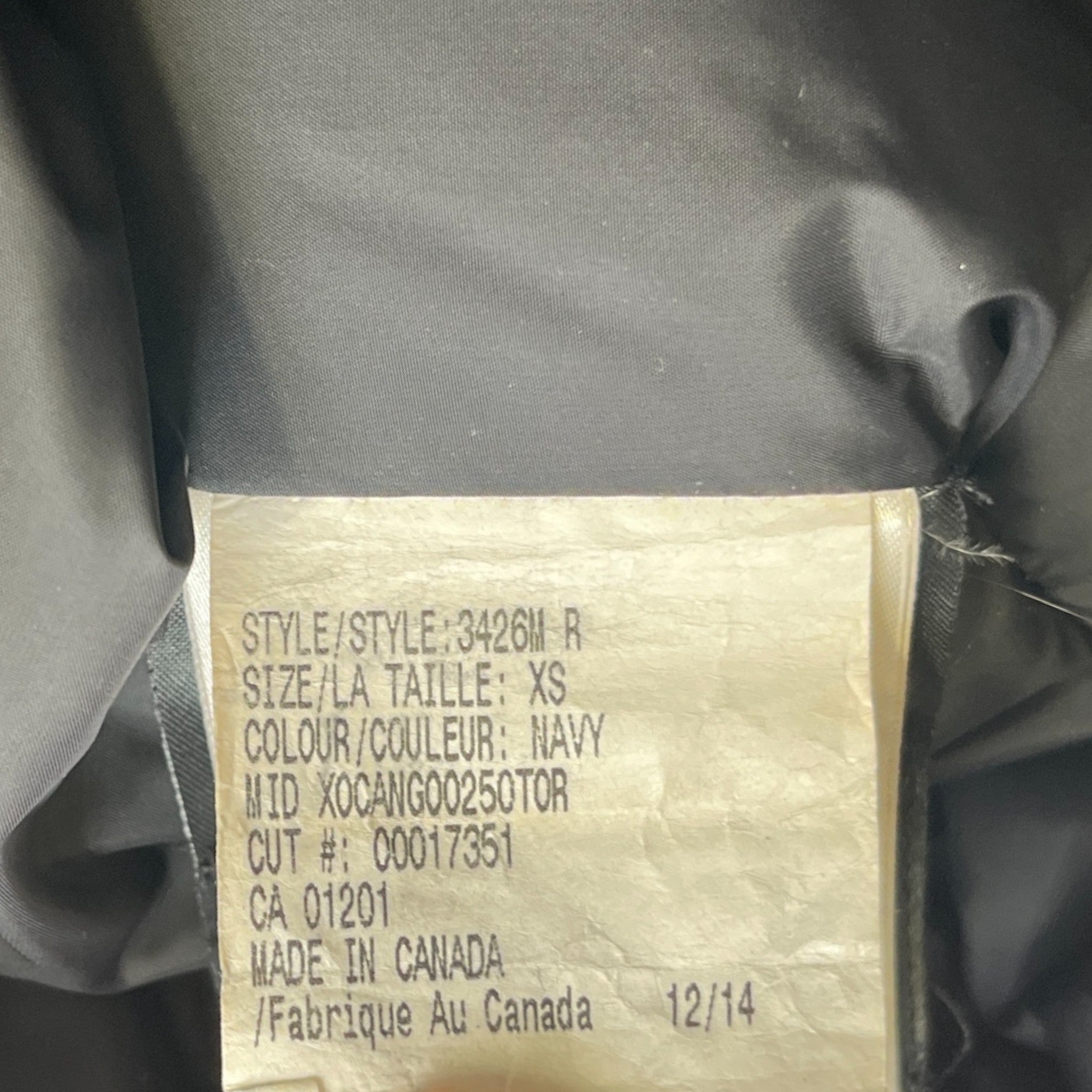 Men's Chateau Down Jacket Black Size XS