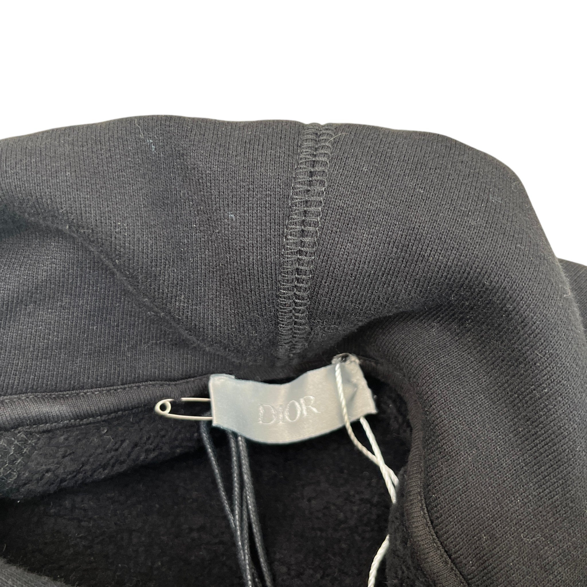 Men's X Peter Doig Embroidered Logo Hoodie Black Size XXS