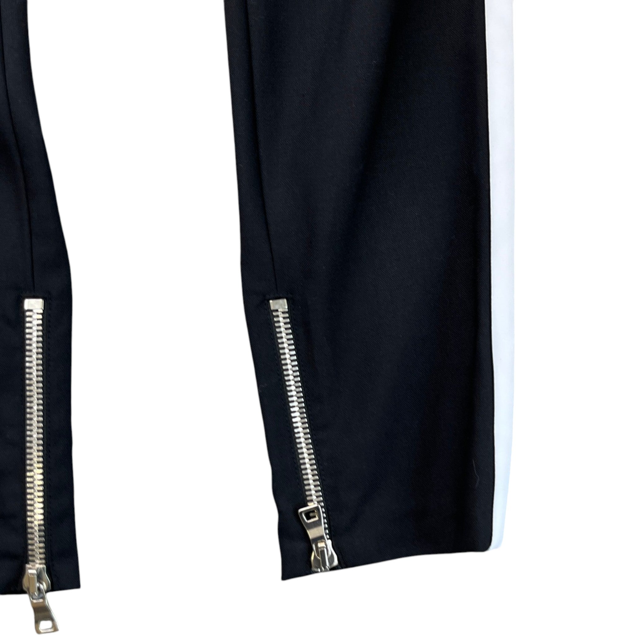 Men's Zip Joggers Black Size IT 52 / UK 36