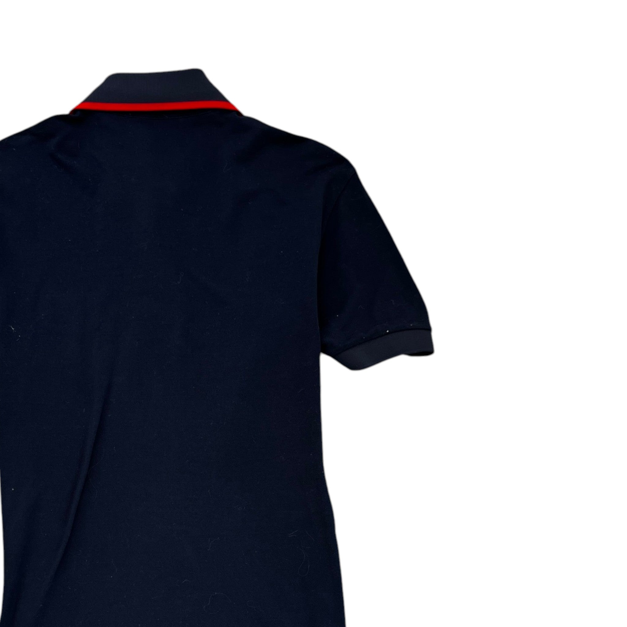 Men's Embroidered Logo Polo Shirt Navy Size IT 48 / UK M