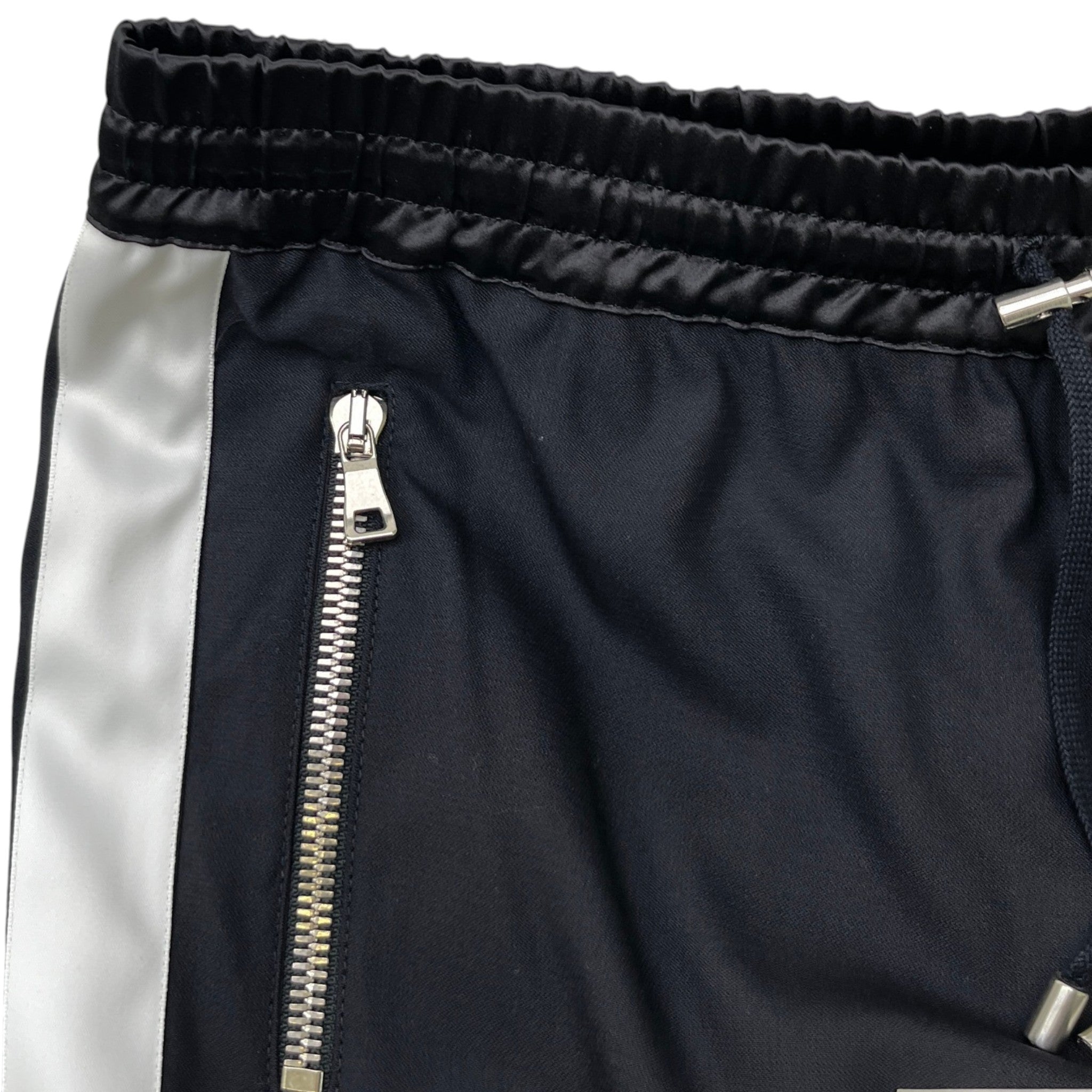 Men's Zip Joggers Black Size IT 52 / UK 36