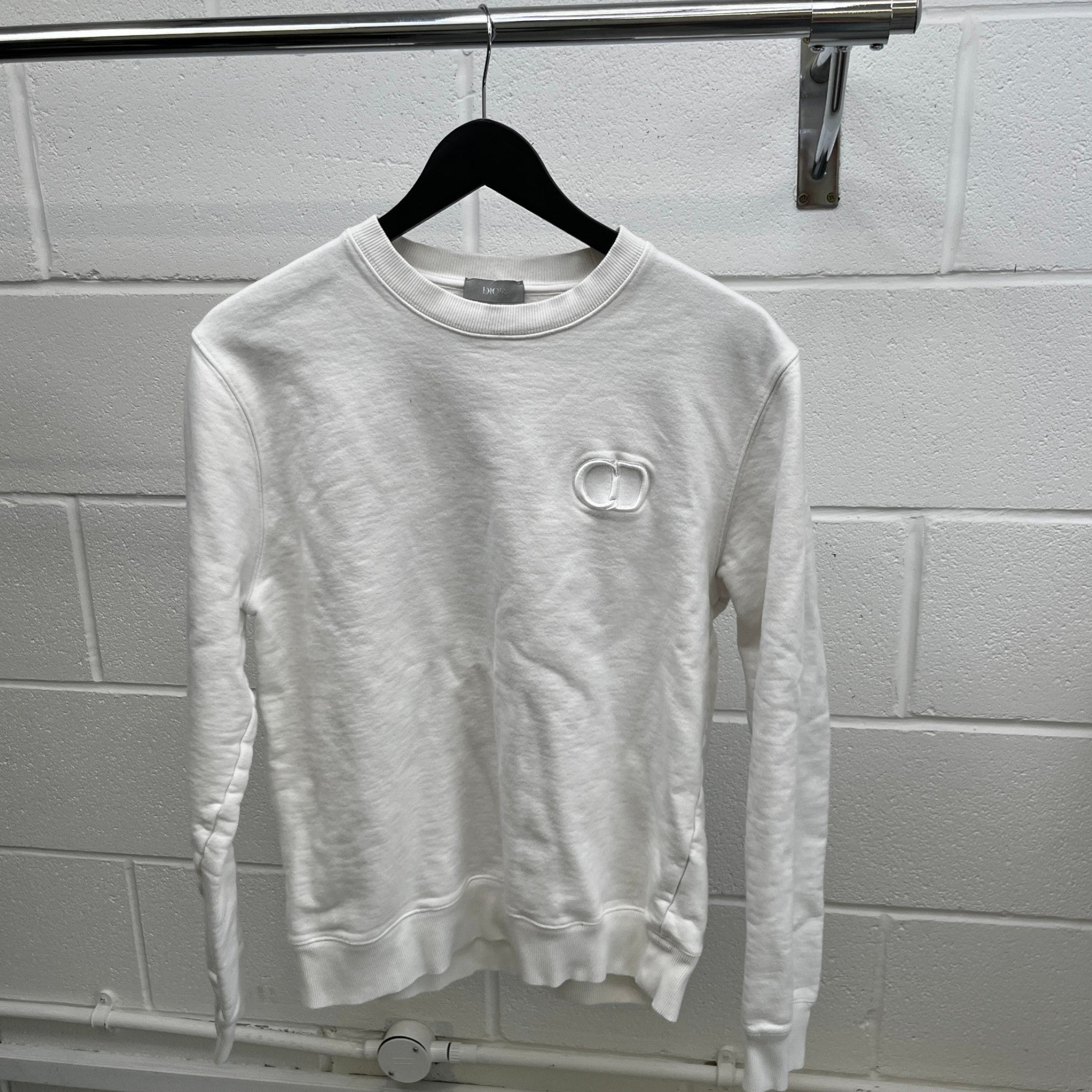 Men's Cd Icon Sweatshirt White Size L