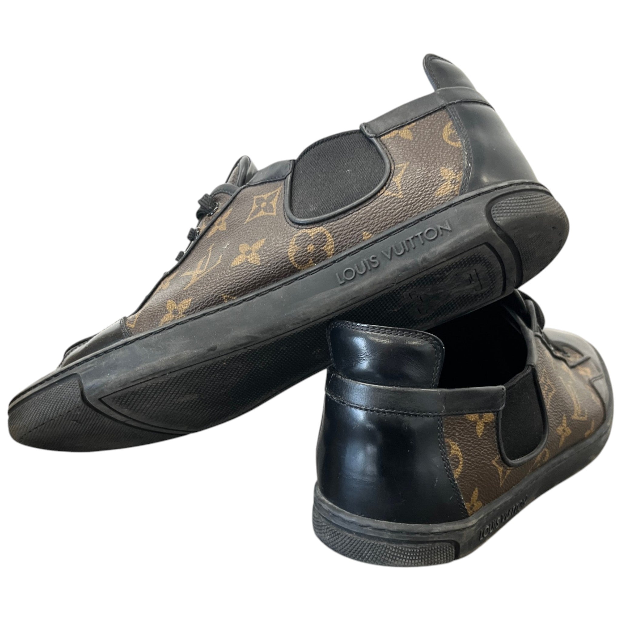 Men's Monogram Low Trainers Brown Size EU 42 / UK 8