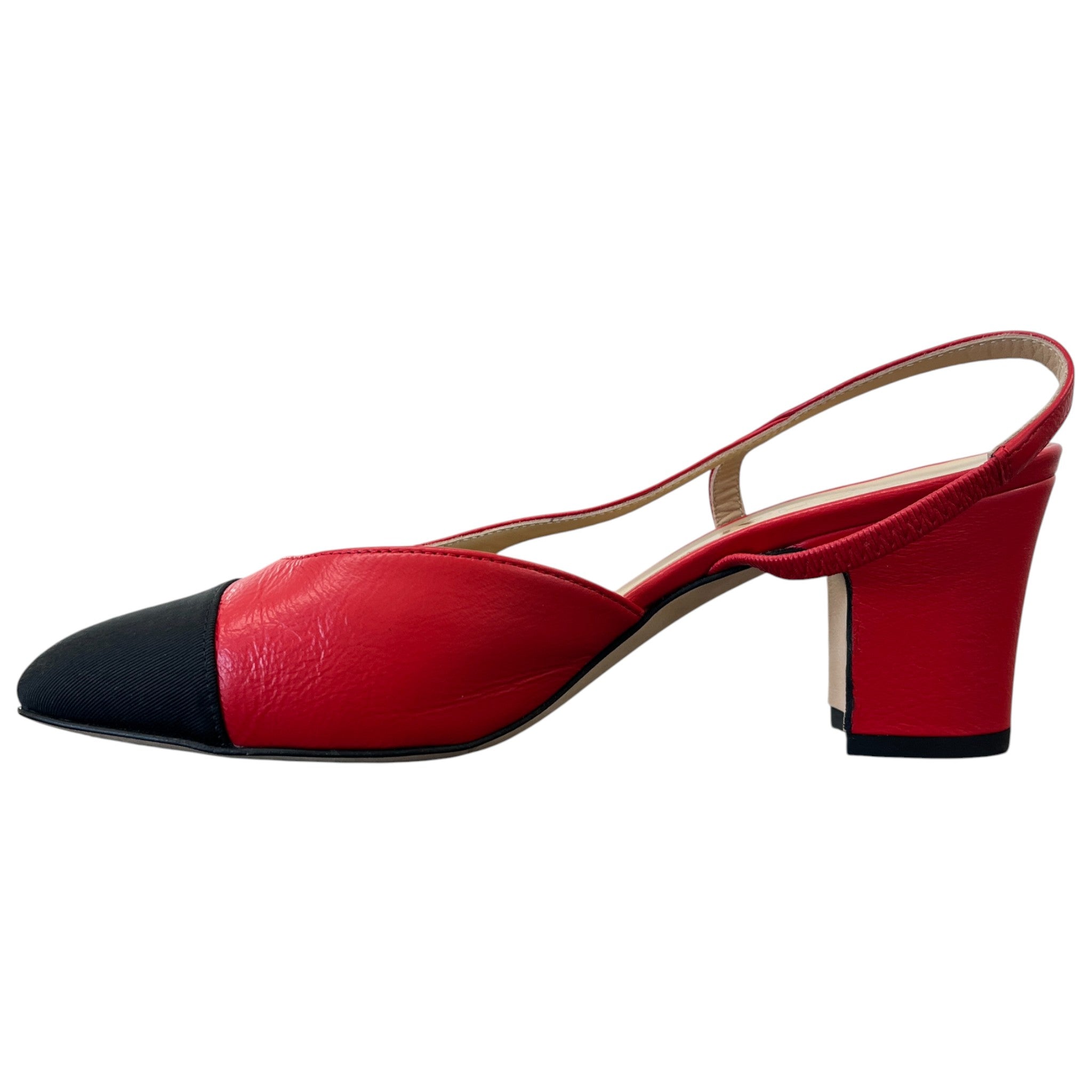 Women's Slingback Heels Red Size EU 36 / UK 3