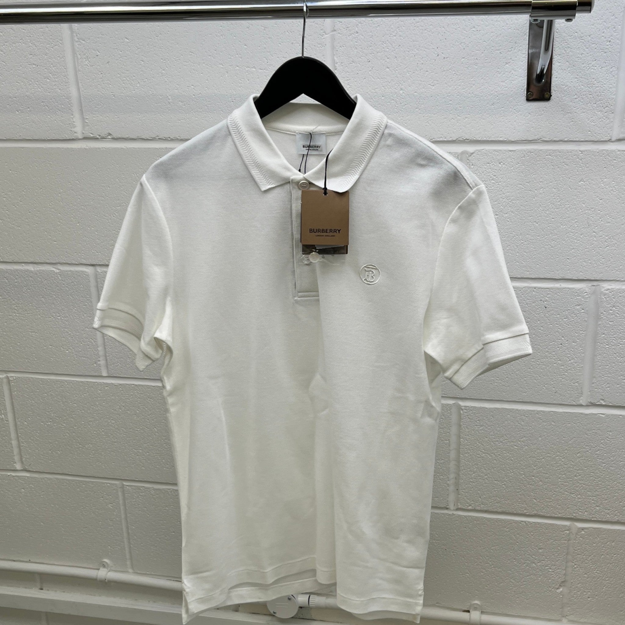 Men's Eddie Polo Shirt White Size M