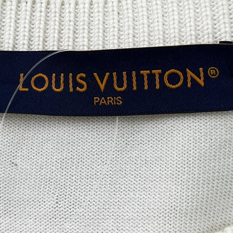 Men's Embroidered Signature T-Shirt White Size XL